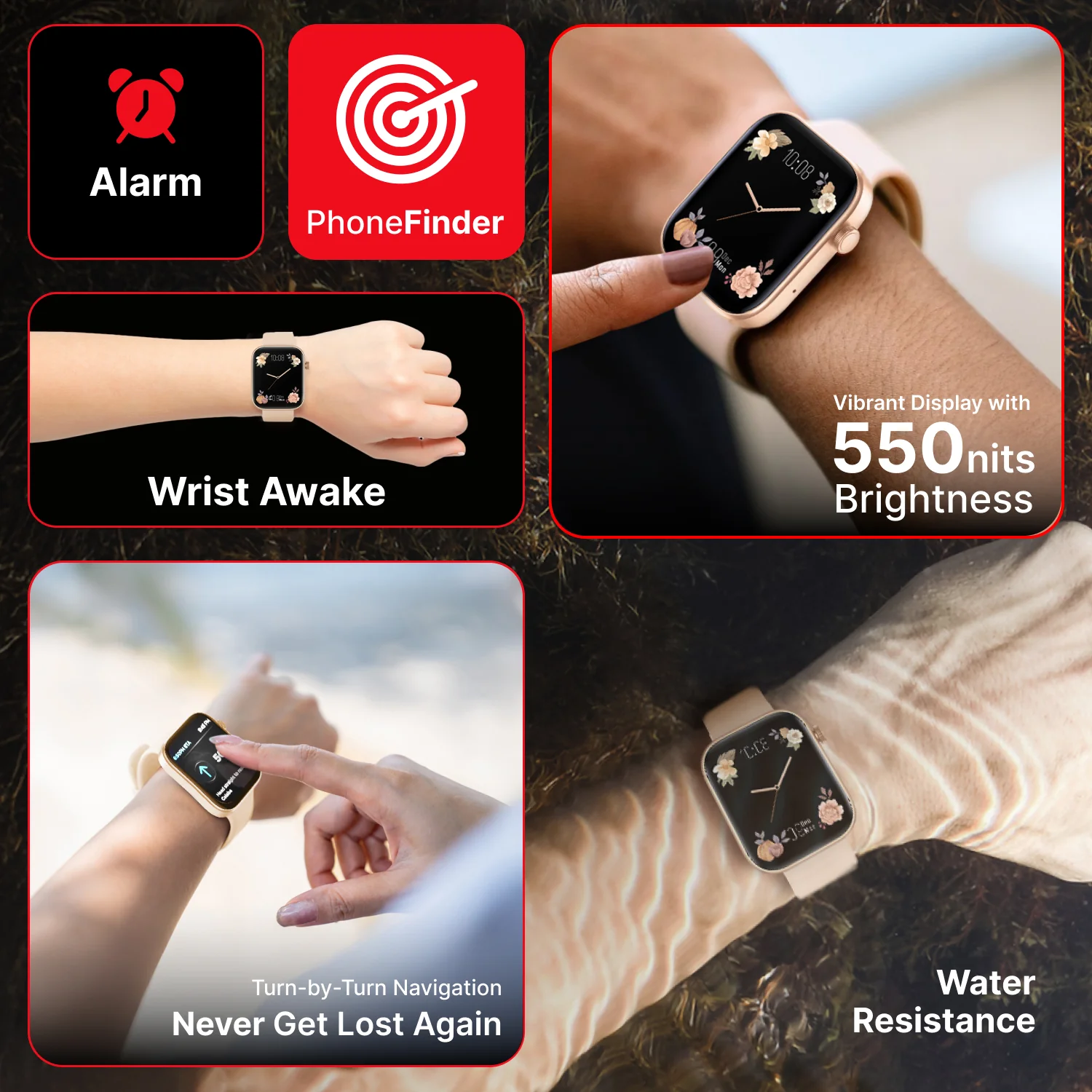 iConnect by Timex Navigator 1.83 inches (4.6cm) Display with Turn By Turn Navigation & BT Calling Smartwatch For Unisex - TWIXW903T - Image 10