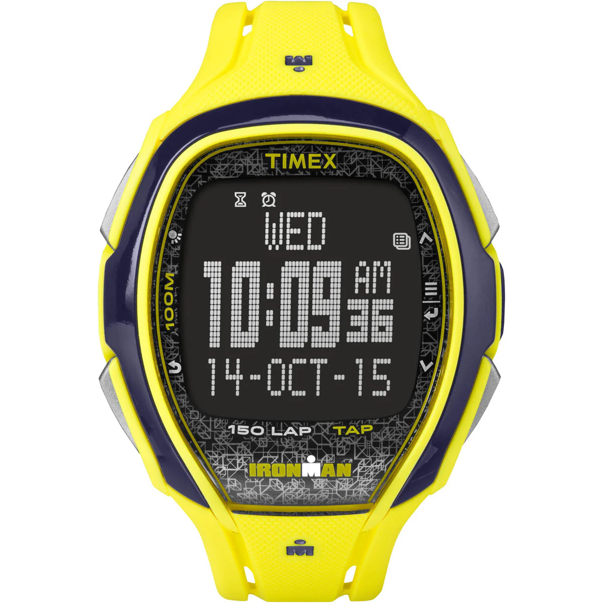 Timex Timing Outdoor Unisex Digital Yellow Dial Oval Case Lightweight Function Watch -TW5M08300