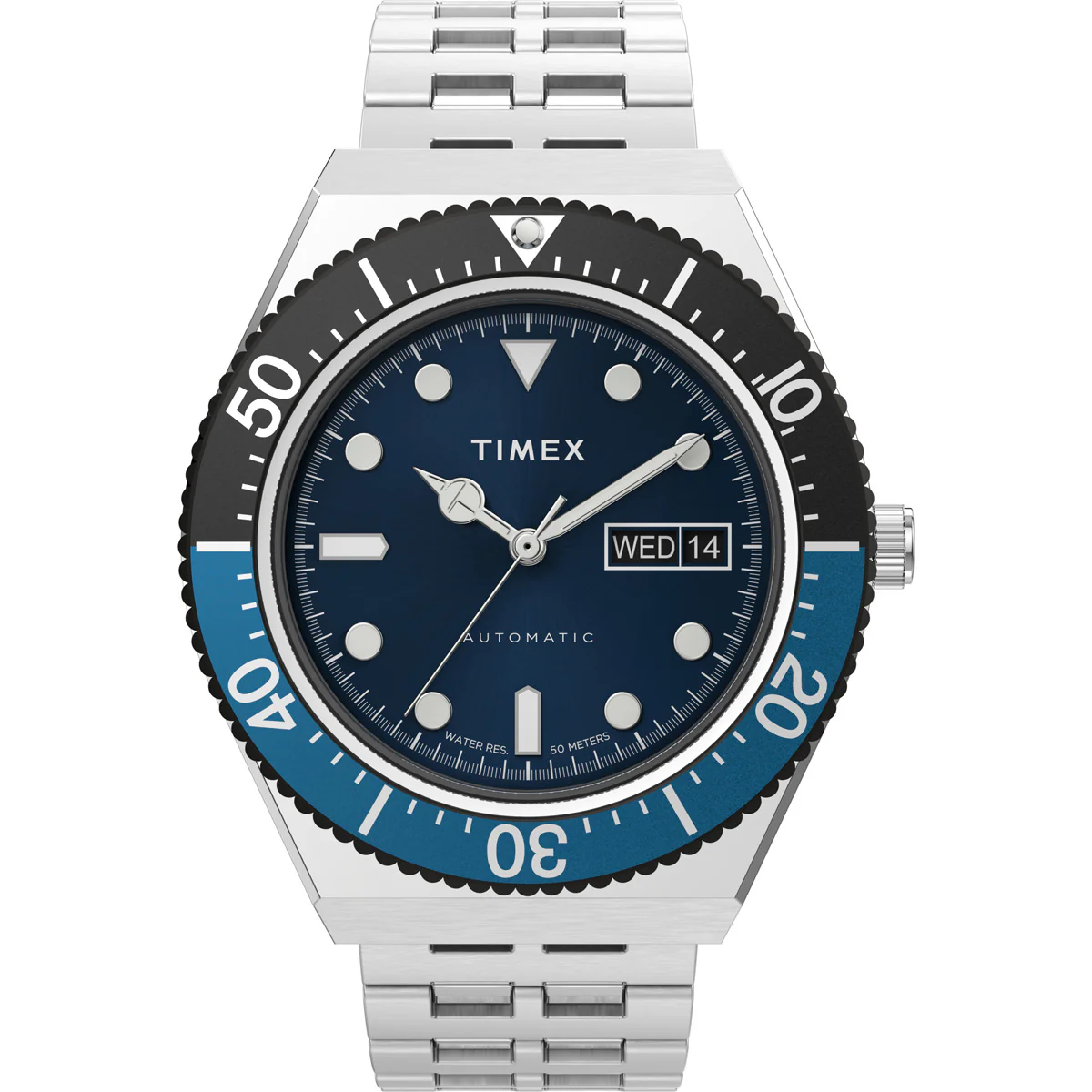 Timex Special Projects Men's Mechanical Automatic Wind Stainless Steel Dial Round Case Automatic Function Watch -TW2V25100