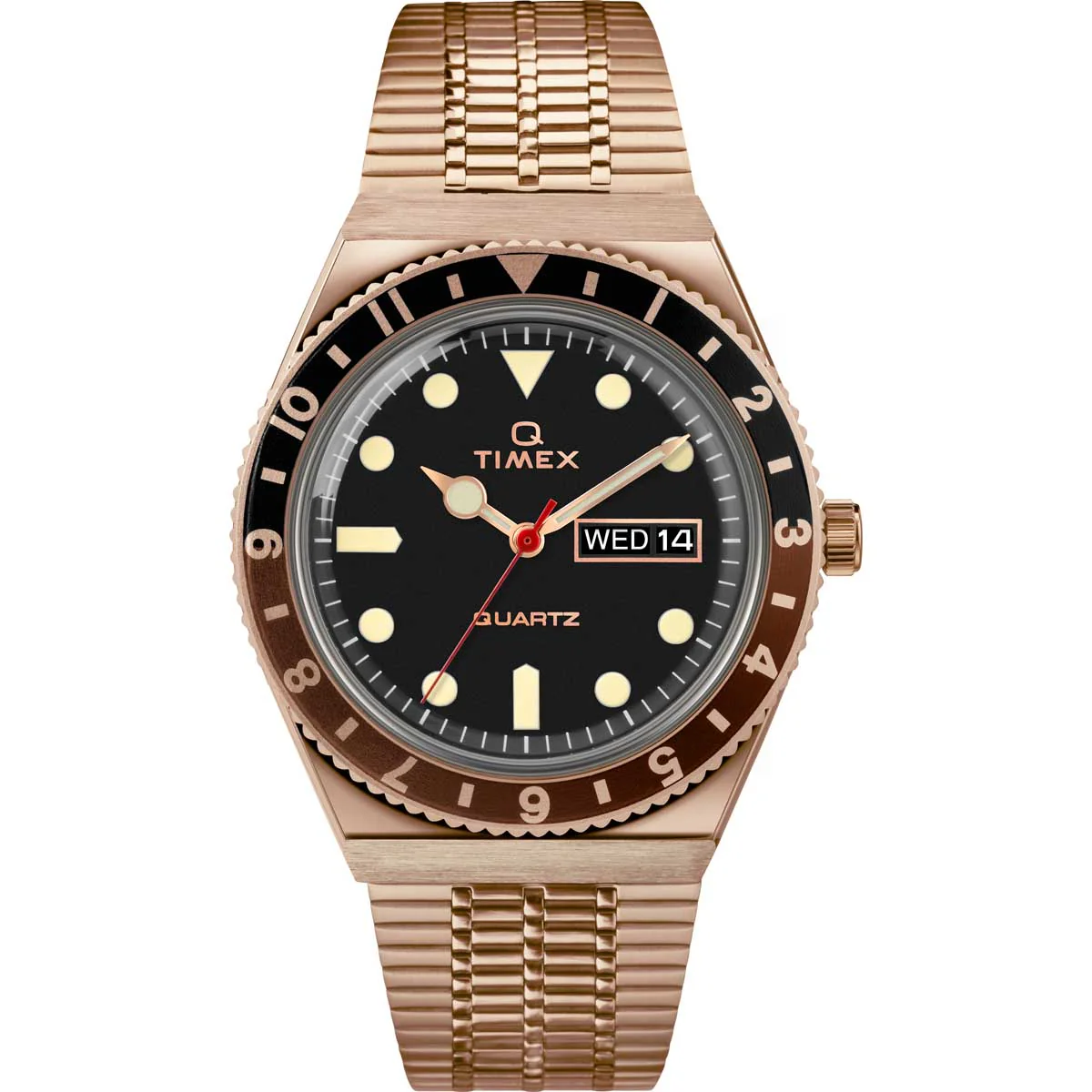 Timex Special Projects Men's Quartz Analog Rose Gold-Tone Dial Round Case Stainless-Steel Function  Watch -TW2U61500