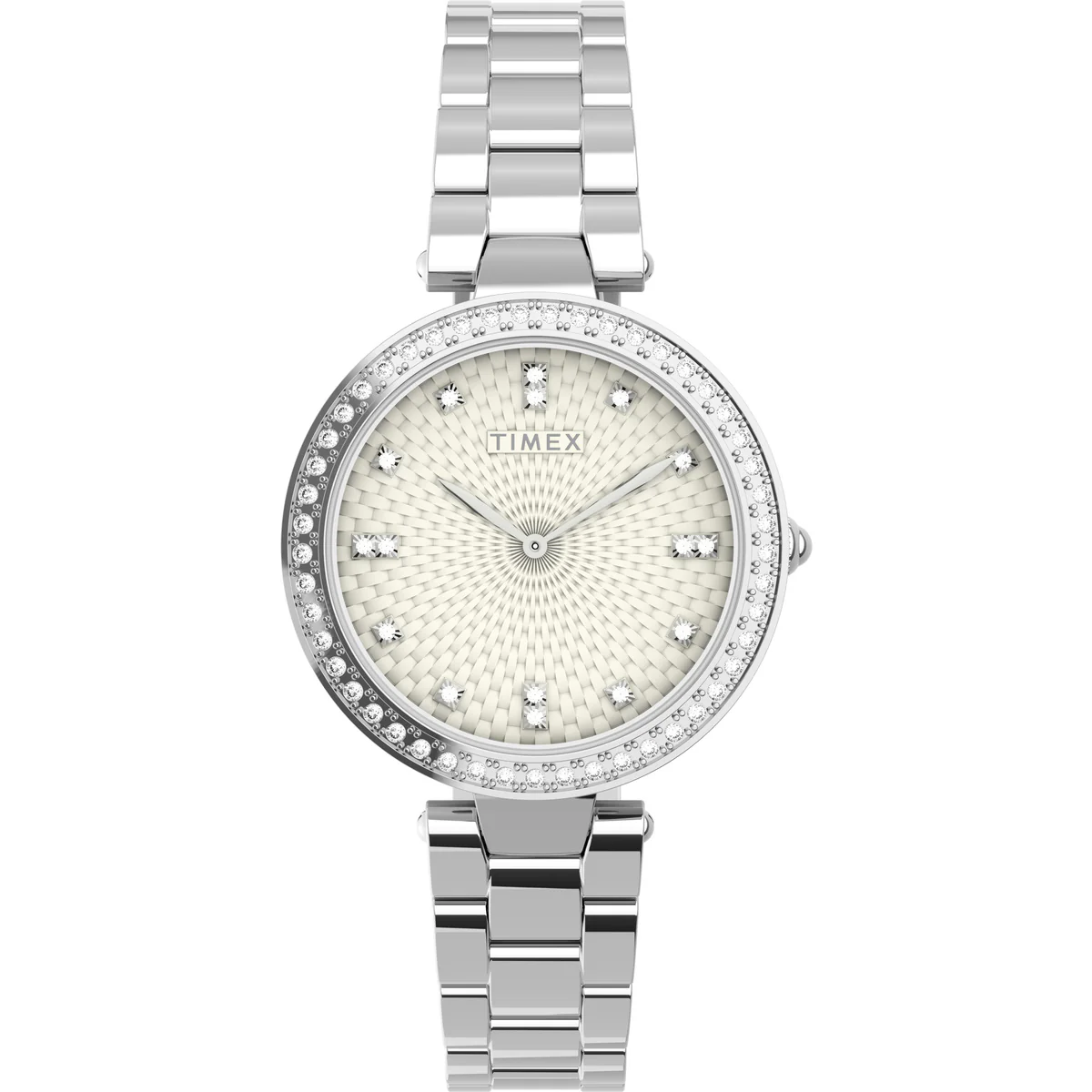 Timex 3 Hands Women's Analog Silver Dial Coloured Quartz Watch, Round Dial with 32 mm Case width - TW2V45000UJ