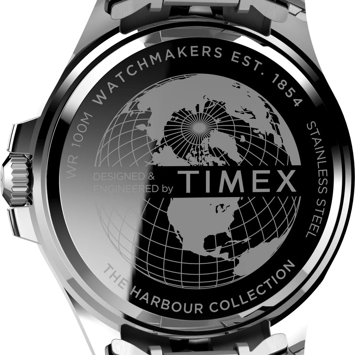Timex 3 Hands Men's Analog Black Dial Coloured Quartz Watch, Round Dial with 43 mm Case width - TW2U41700UJ - Image 4