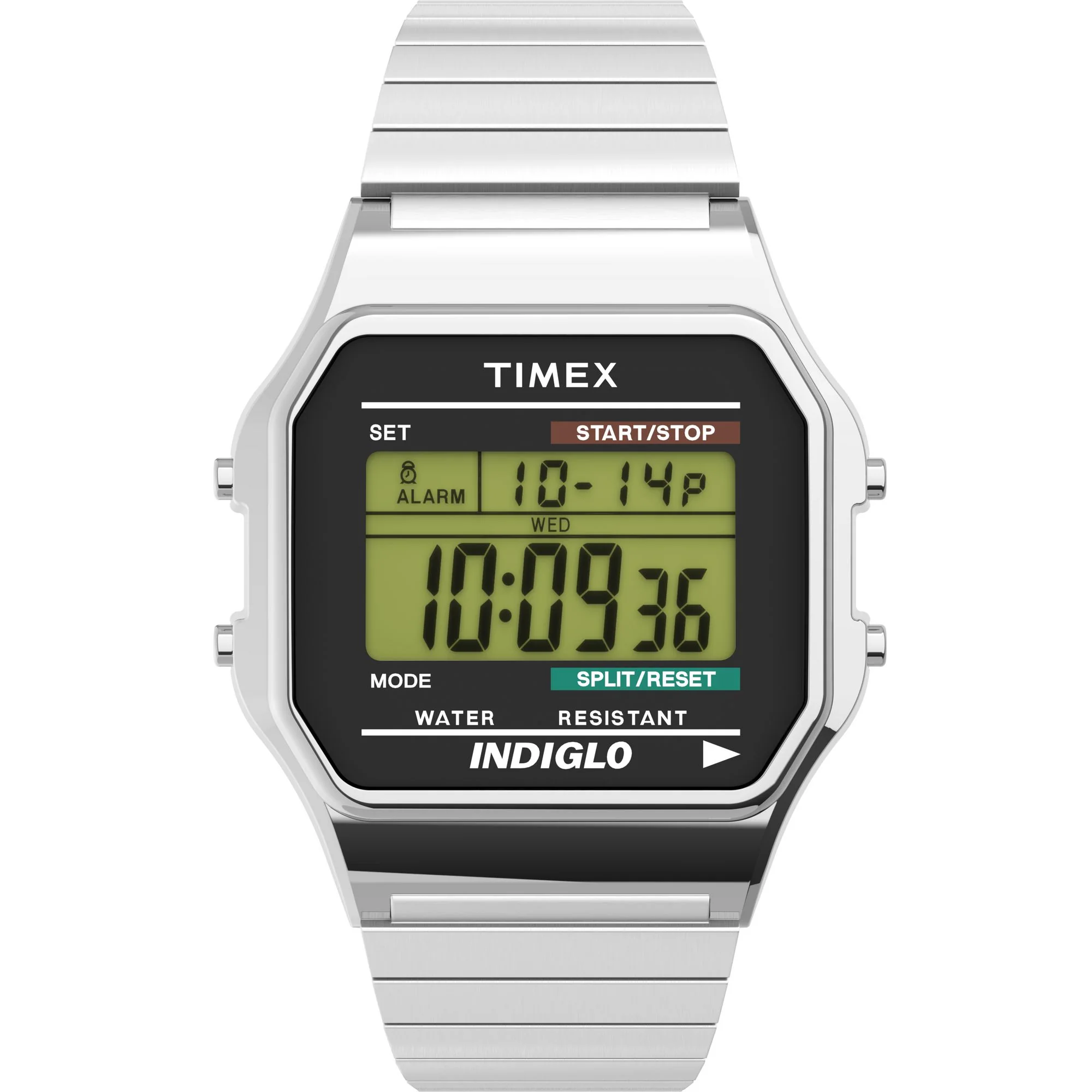 TIMEX Classic Grey Square Dial Digital Men's Watch - T78587UJ