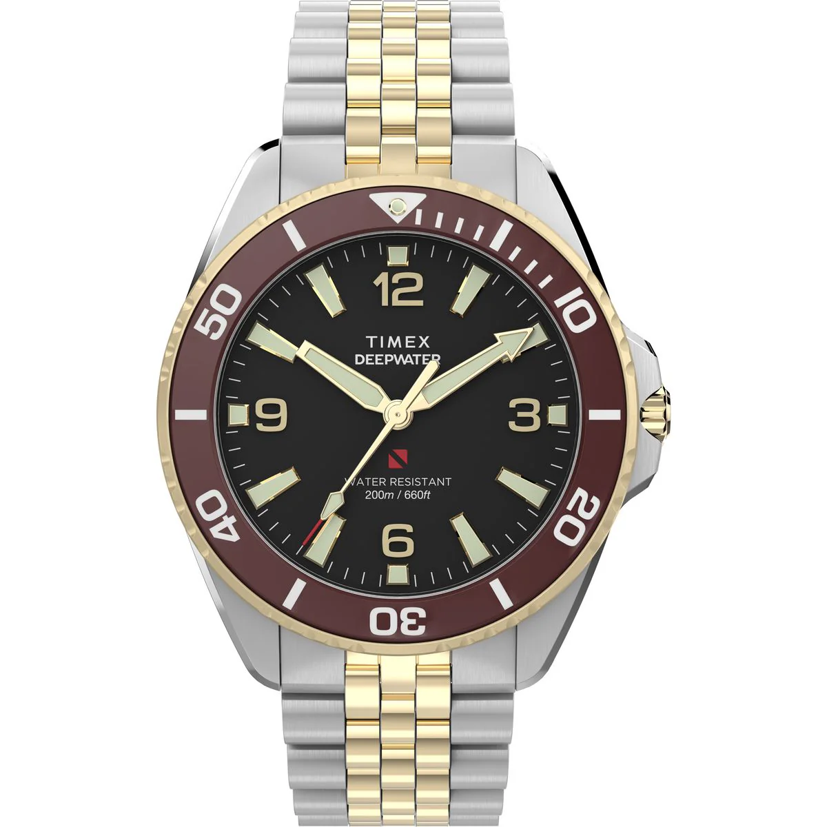 Timex Deepwater Arctic Round 41mm Black Dial Analog Men Watch - TW2Y64700IK