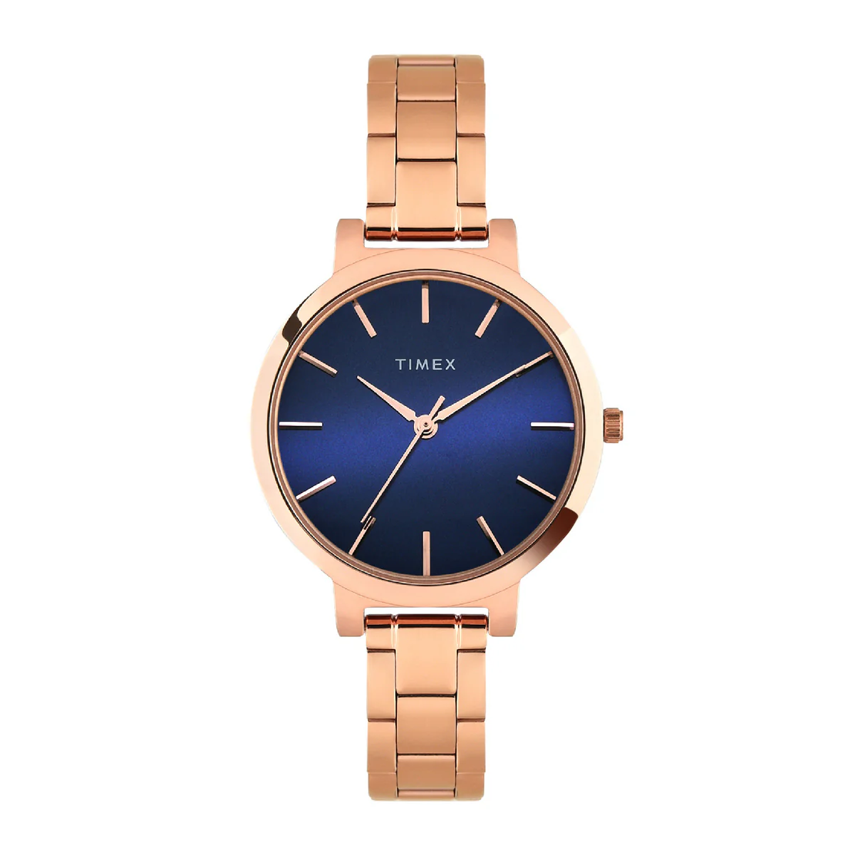 Timex Fashion Collection Premium Quality Women Analog Blue Dial Coloured Quartz Watch, Round Dial with 34.3mm Case width - TWHL41SMU06