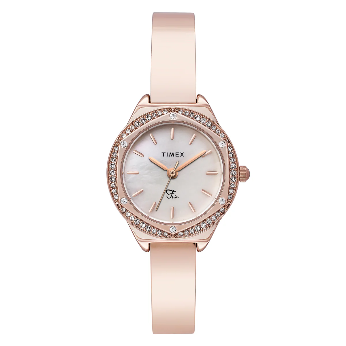 TIMEX Fria White Round Dial Analog Women's Watch - TWEL24201