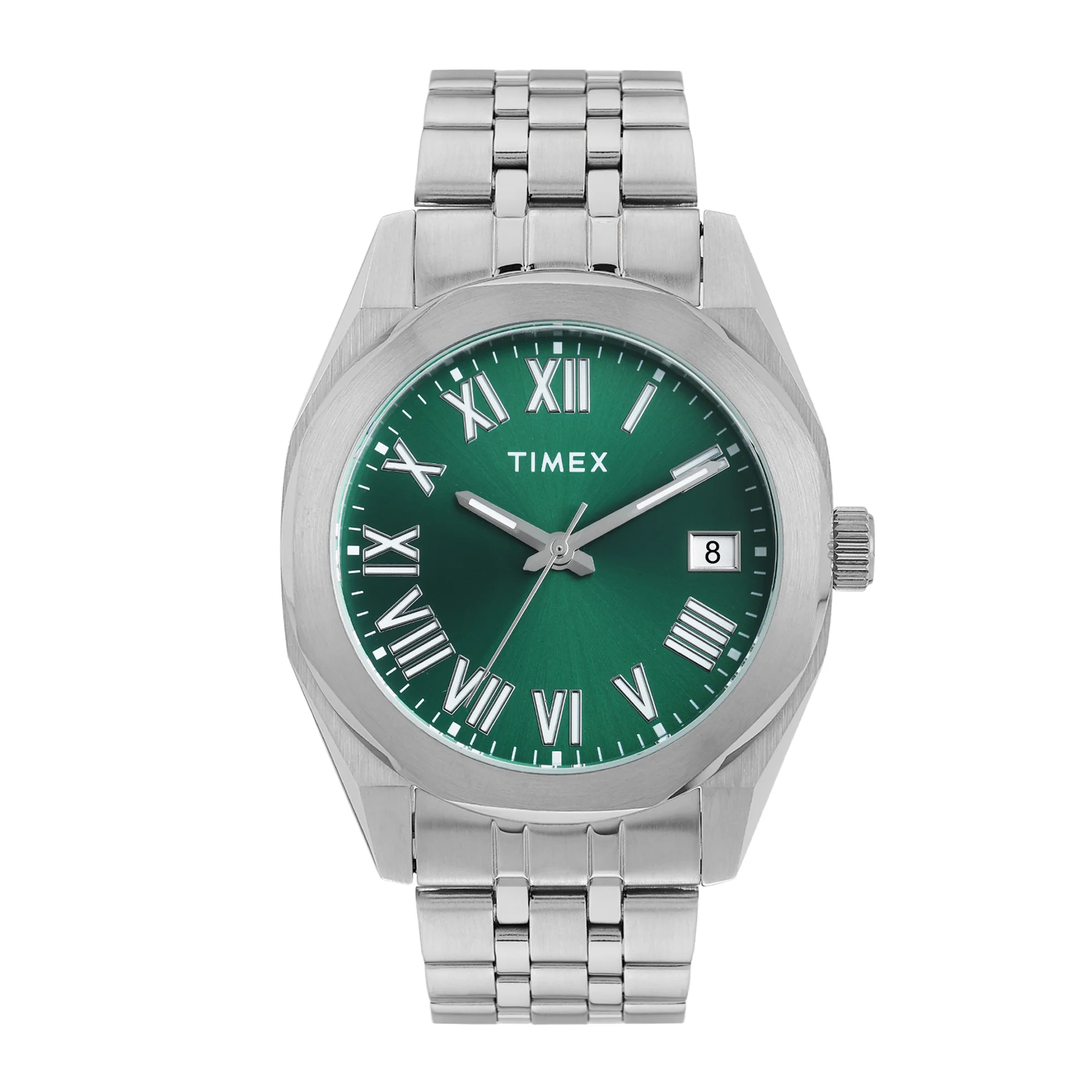 Timex Green Round Dial Analog Men's Watch - TWEG296SMU02