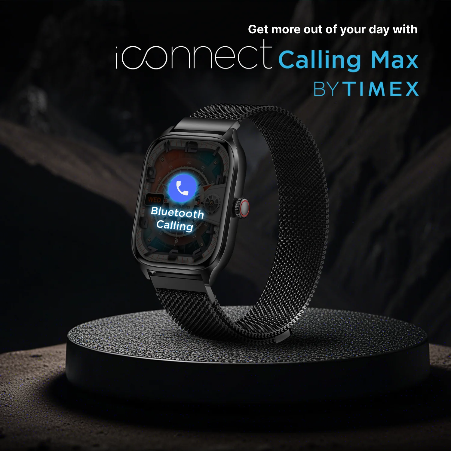 Timex iConnect Calling Max 2.01(5.1cm) Display with Functional Crown and BT Calling Smartwatch For Unisex - TWIXW1303T - Image 9