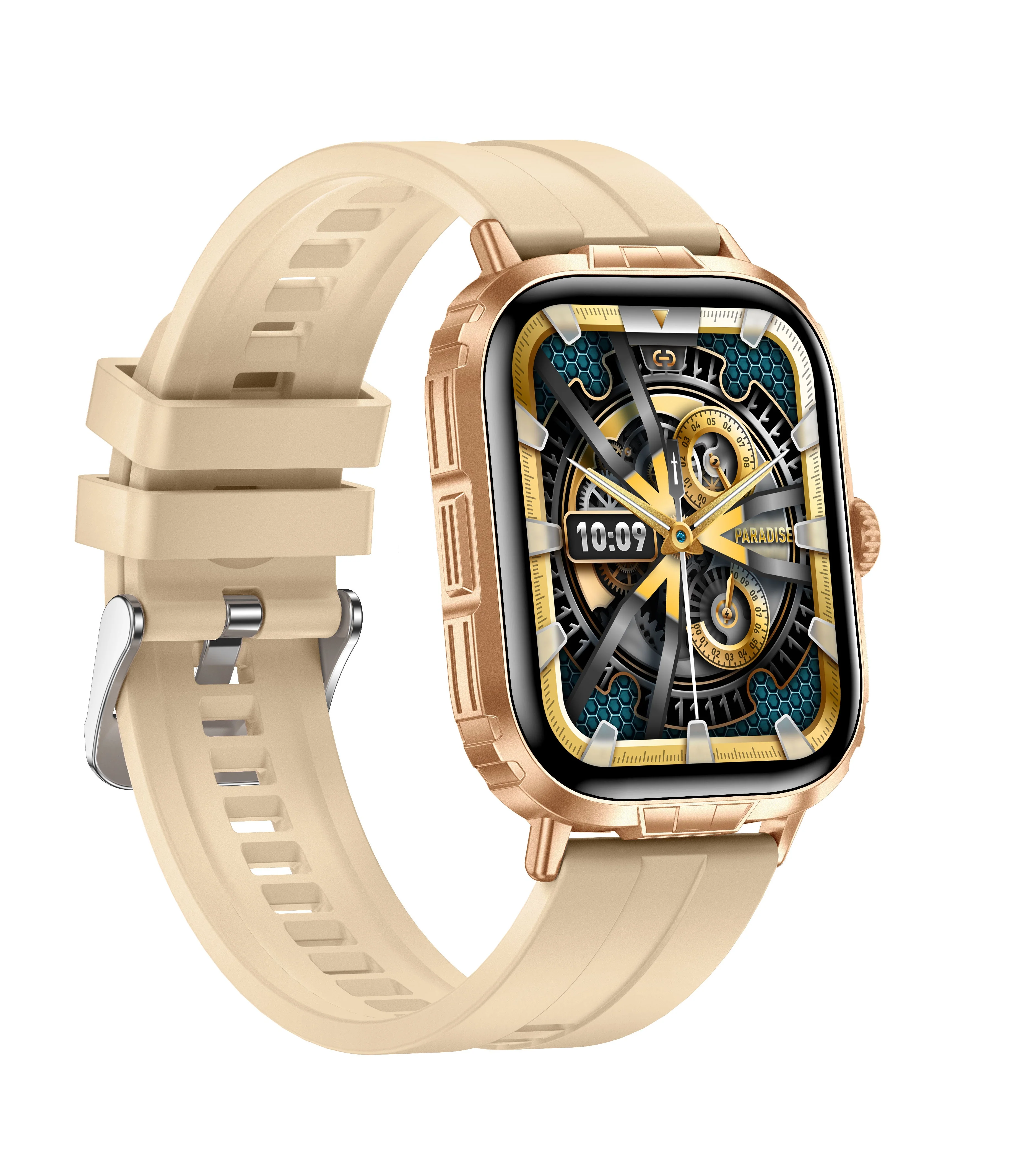 Timex iConnect Go+ 1.83 inches (4.64 cm) Display with Metallic Body and BT Calling Smartwatch For Unisex - TWIXW1001T