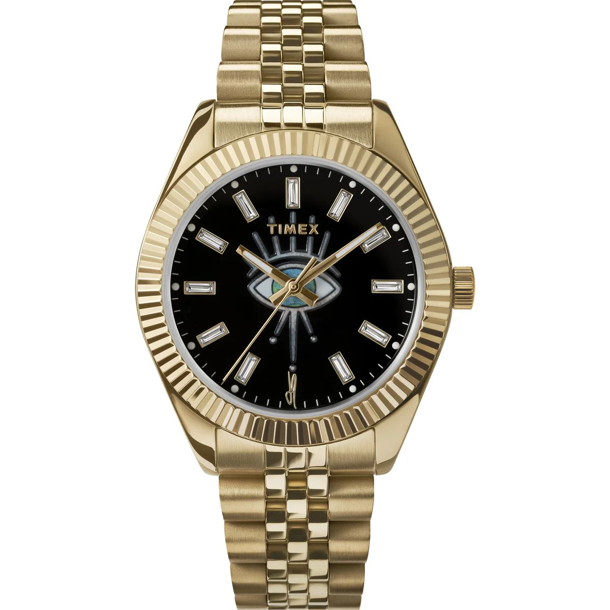 Timex x Jacquie Aiche 36mm Stainless Steel Bracelet Watch