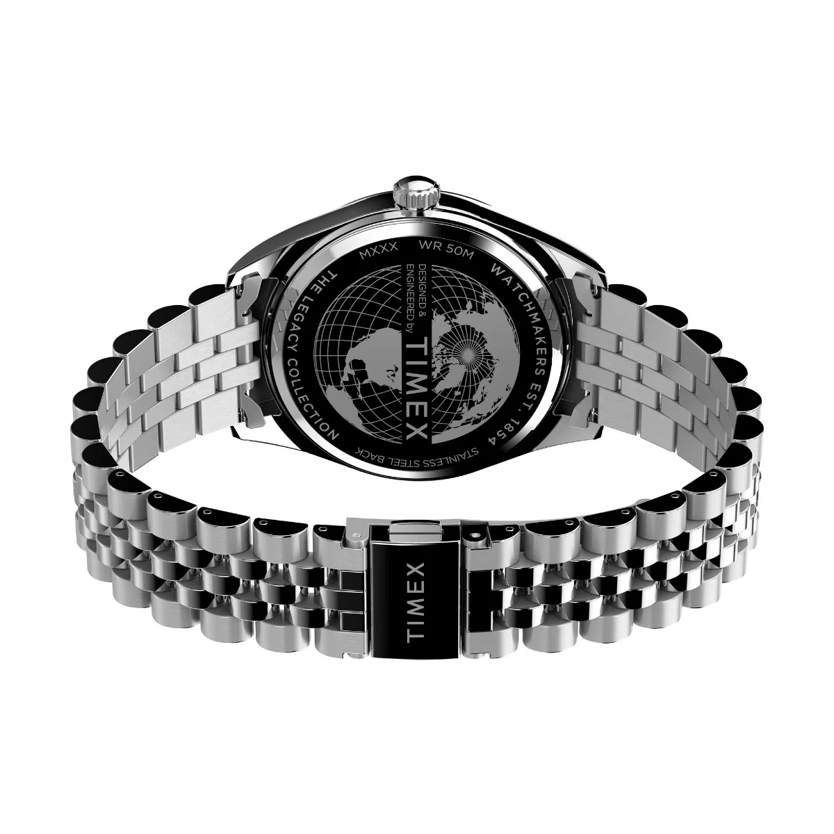 Timex Men Black Round Stainless Steel Dial Analog Watch-TW2V67800UJ - Image 2