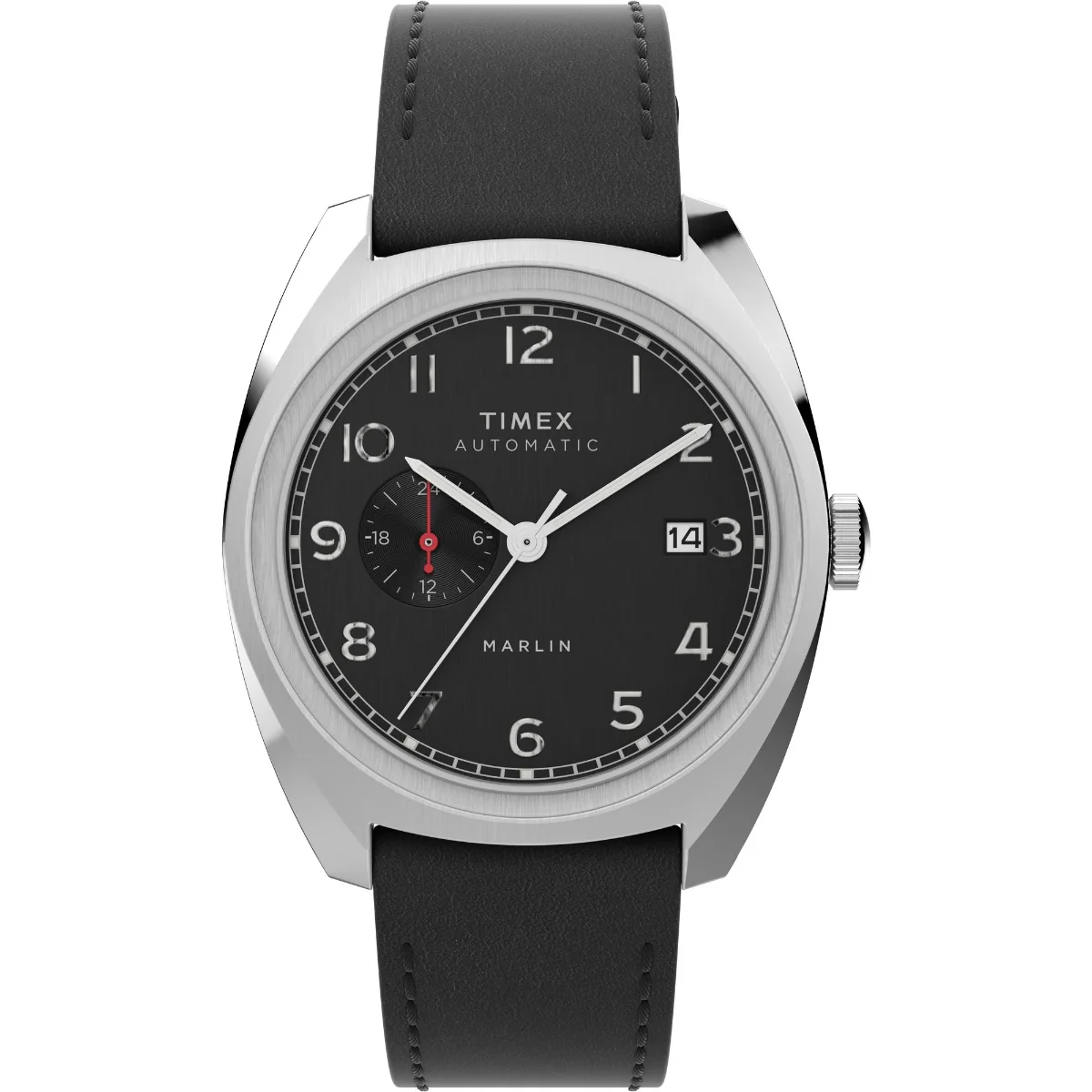 Marlin Sub-Dial Automatic 39mm Leather Strap Watch