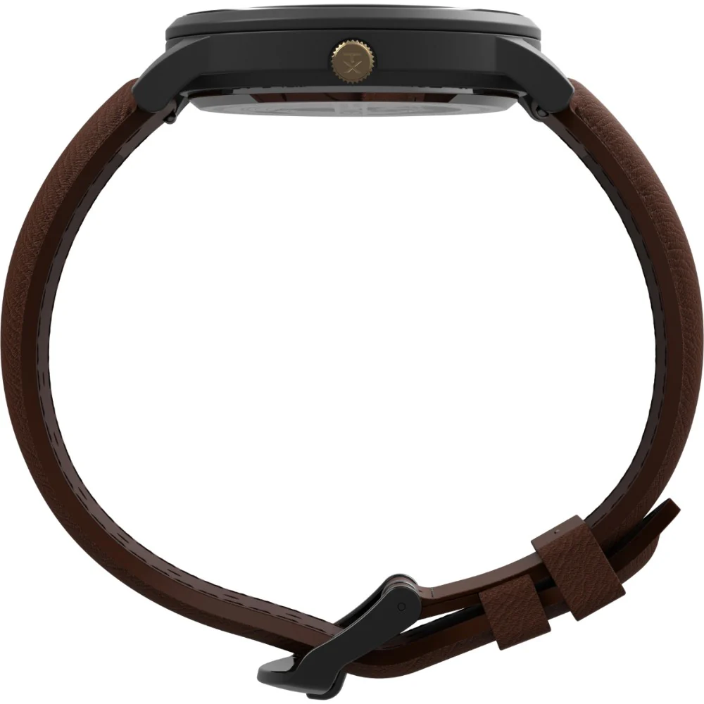 Waterbury Classic Day/Date 40mm Leather Strap Watch - Image 2