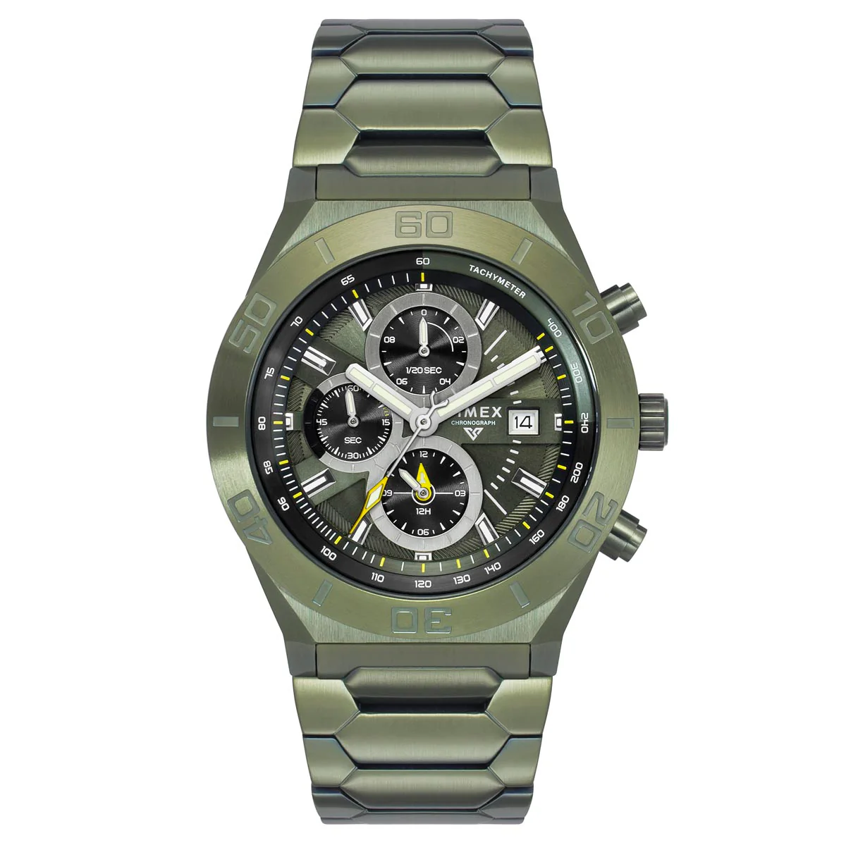TIMEX Men Green Round Dial Analog Chronograph Watch - TWEG24903