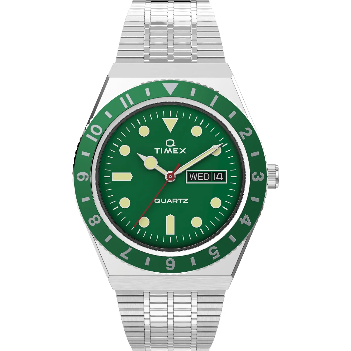 Q Timex Reissue 38mm Stainless Steel Bracelet Watch