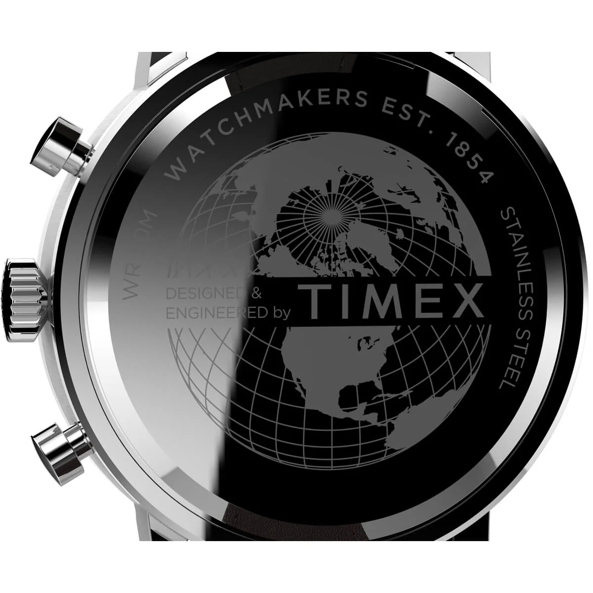 Timex City Collection Men's Quartz Analog Stainless Steel Dial Round Case Chronograph Function Watch -TW2V36600 - Image 5