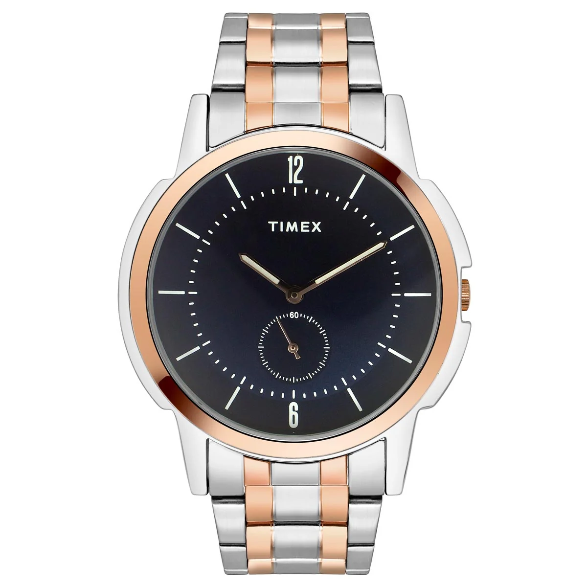 Timex Multifunction Men Analog Blue Dial Coloured Quartz Watch, Round Dial with 30 mm Case width - TWB2G01SMU04