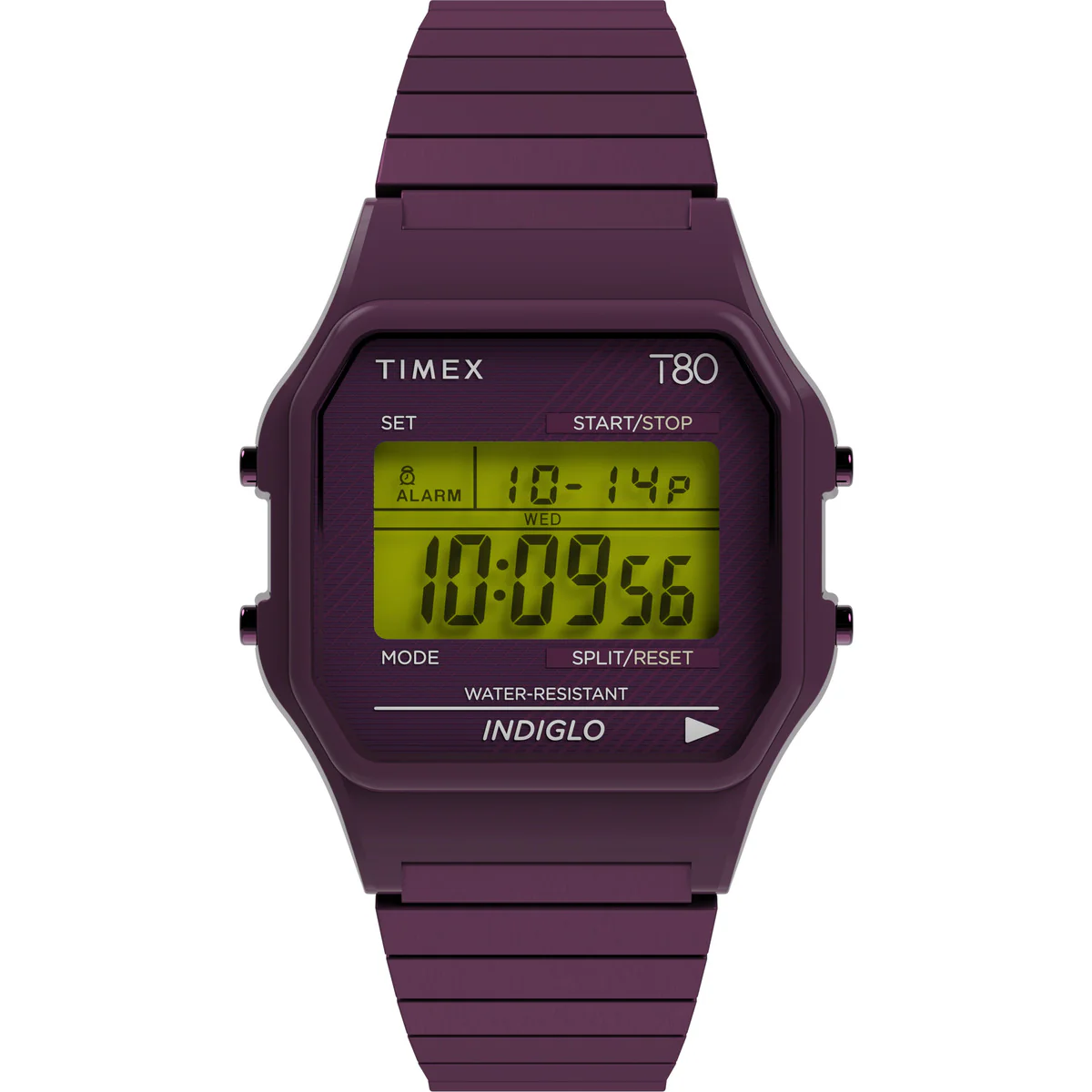 Timex Multifunctonal Unisex Digital Grey Dial Coloured Quartz Watch, Unique Dial with 34 mm Case width - TW2U93900X8