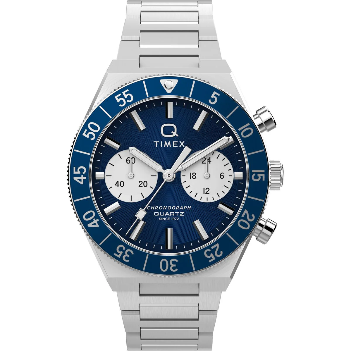 Timex Q Round 40mm Blue Dial Analog Men Watch - TW2Y55900IK