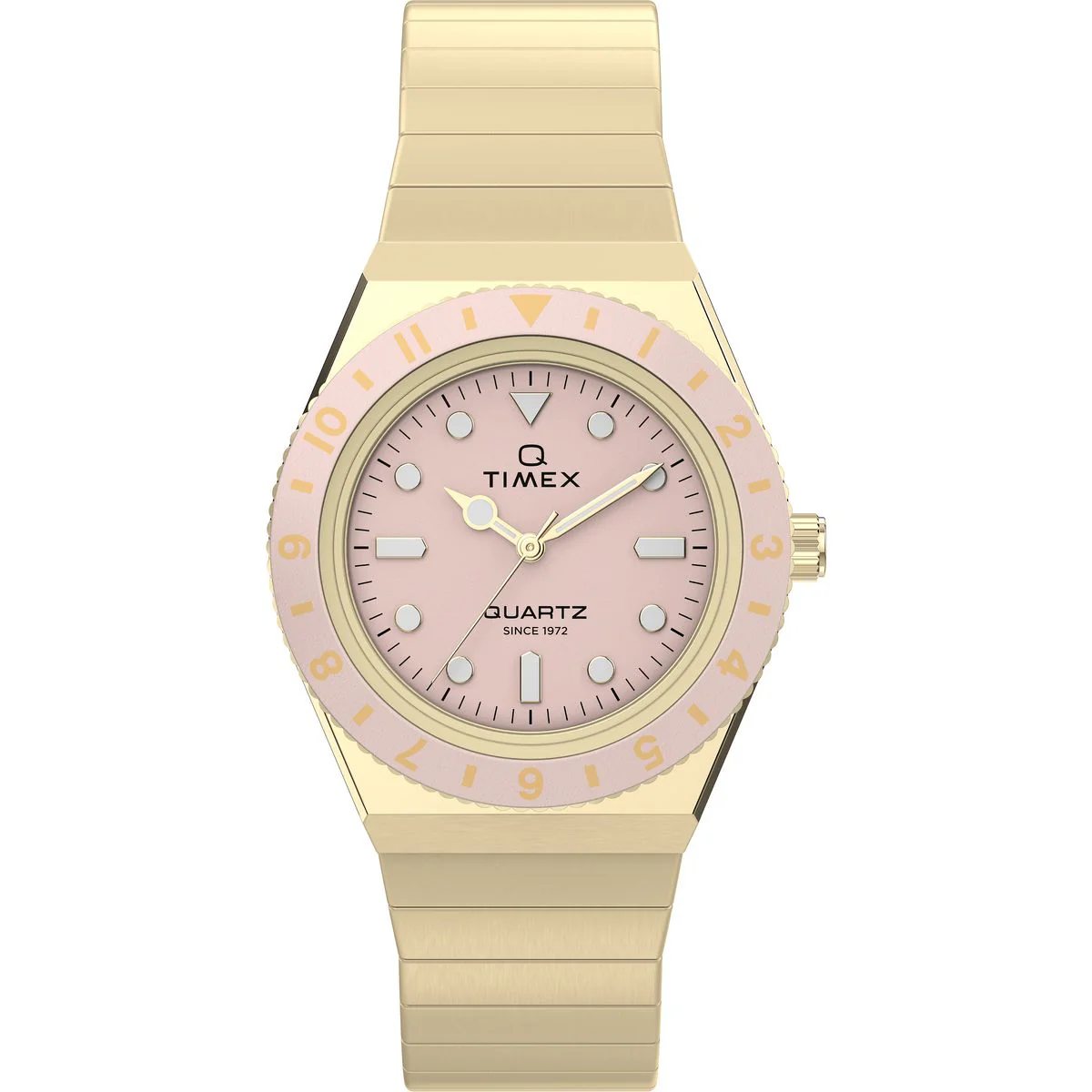 Timex Q Sport Round 30mm Pink Dial Analog Women Watch - TW2Y57400UJ