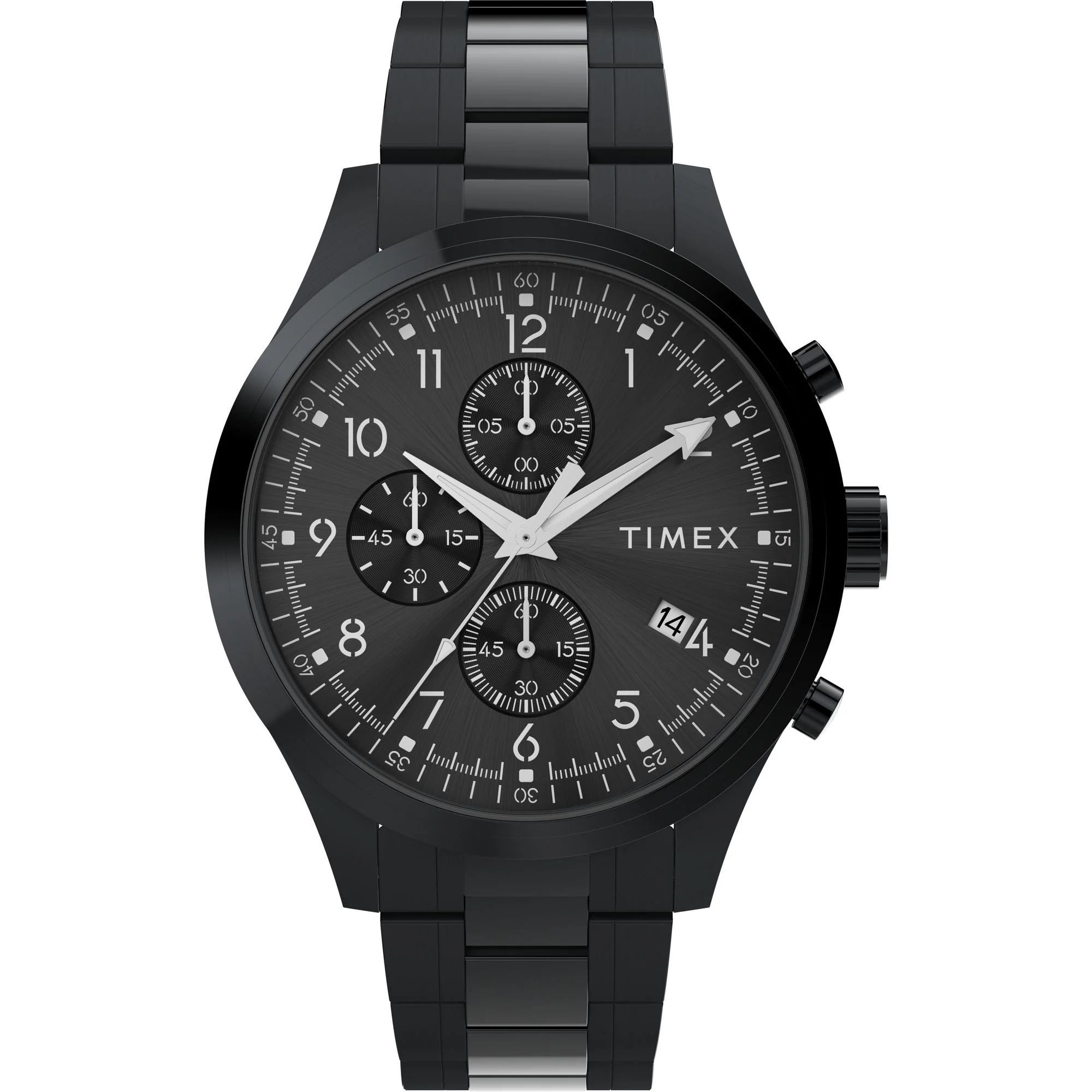 TIMEX Trend Black Round Dial Analog Men's Watch - TW2Y01600UJ