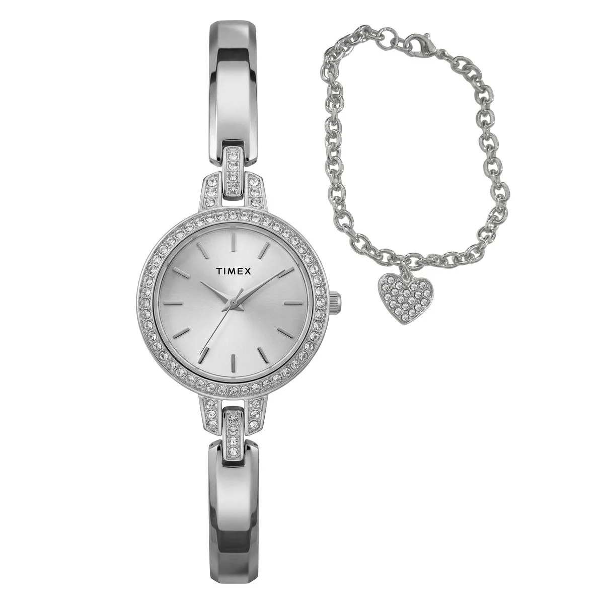Timex Trend Round 28mm Silver Dial Analog Women Watch - TWG067700UJ