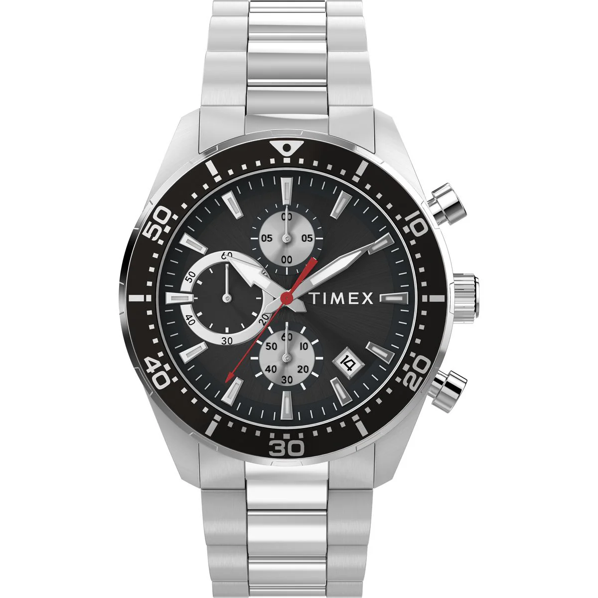 Timex Trend Round 42mm Black Dial Analog Men Watch - TW2Y56900UJ
