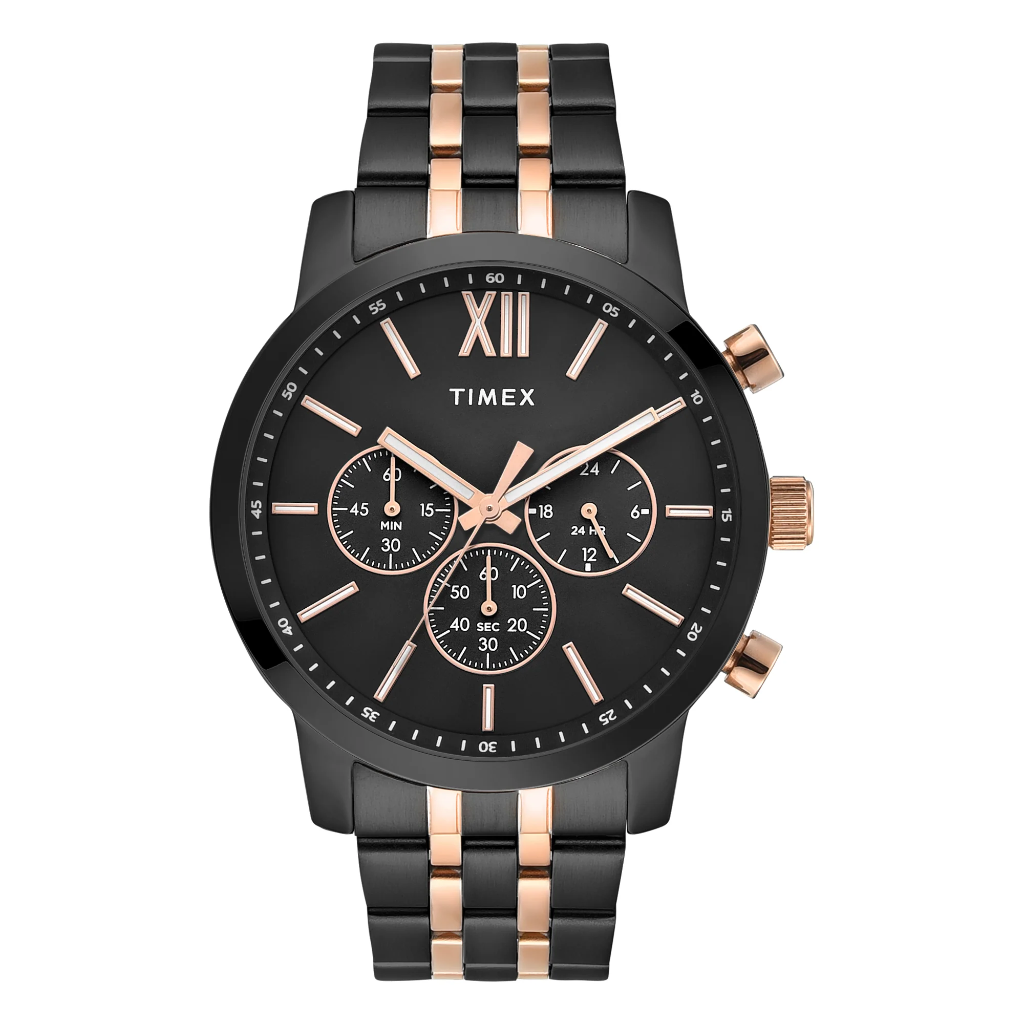 Timex Trendline Round 45mm Black Dial Analog Men Watch - TWEG32202