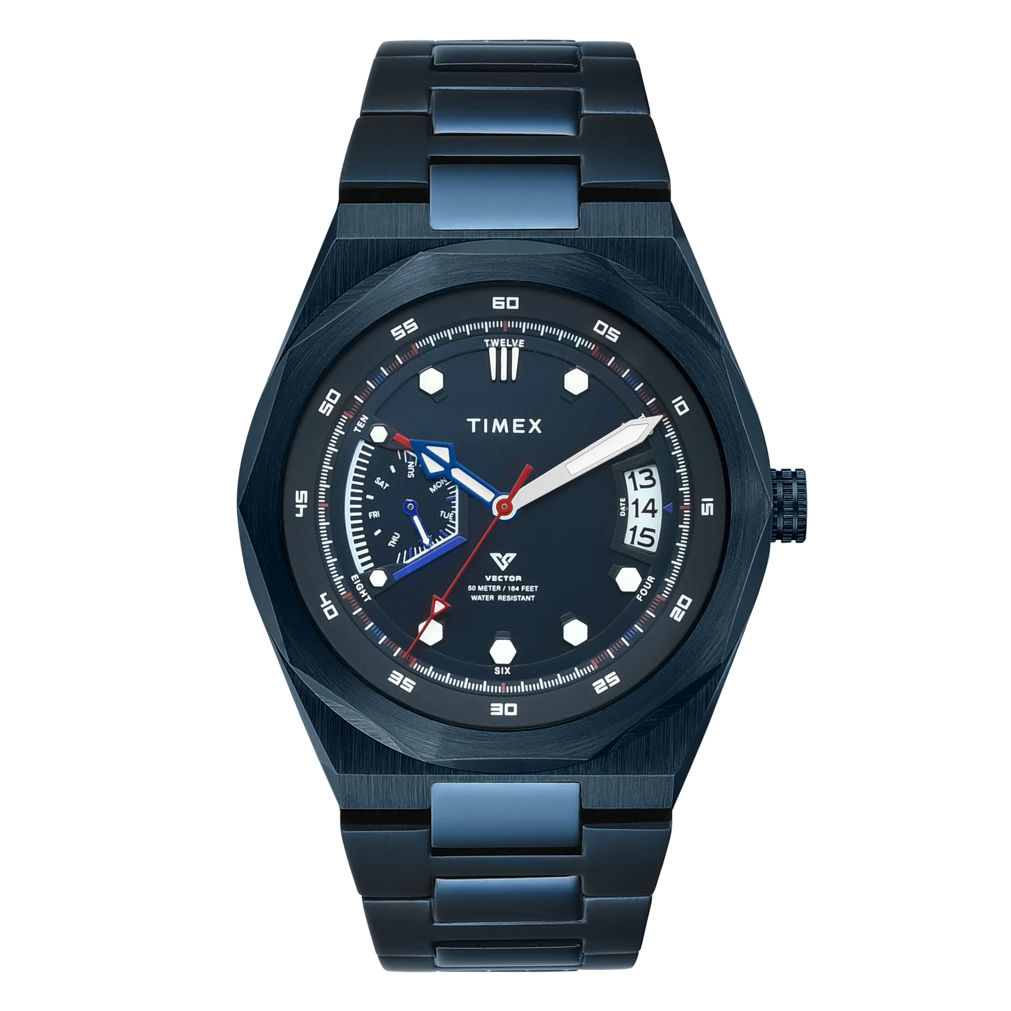 TIMEX Vector Blue Round Dial Analog Men's Watch - TWEG31002
