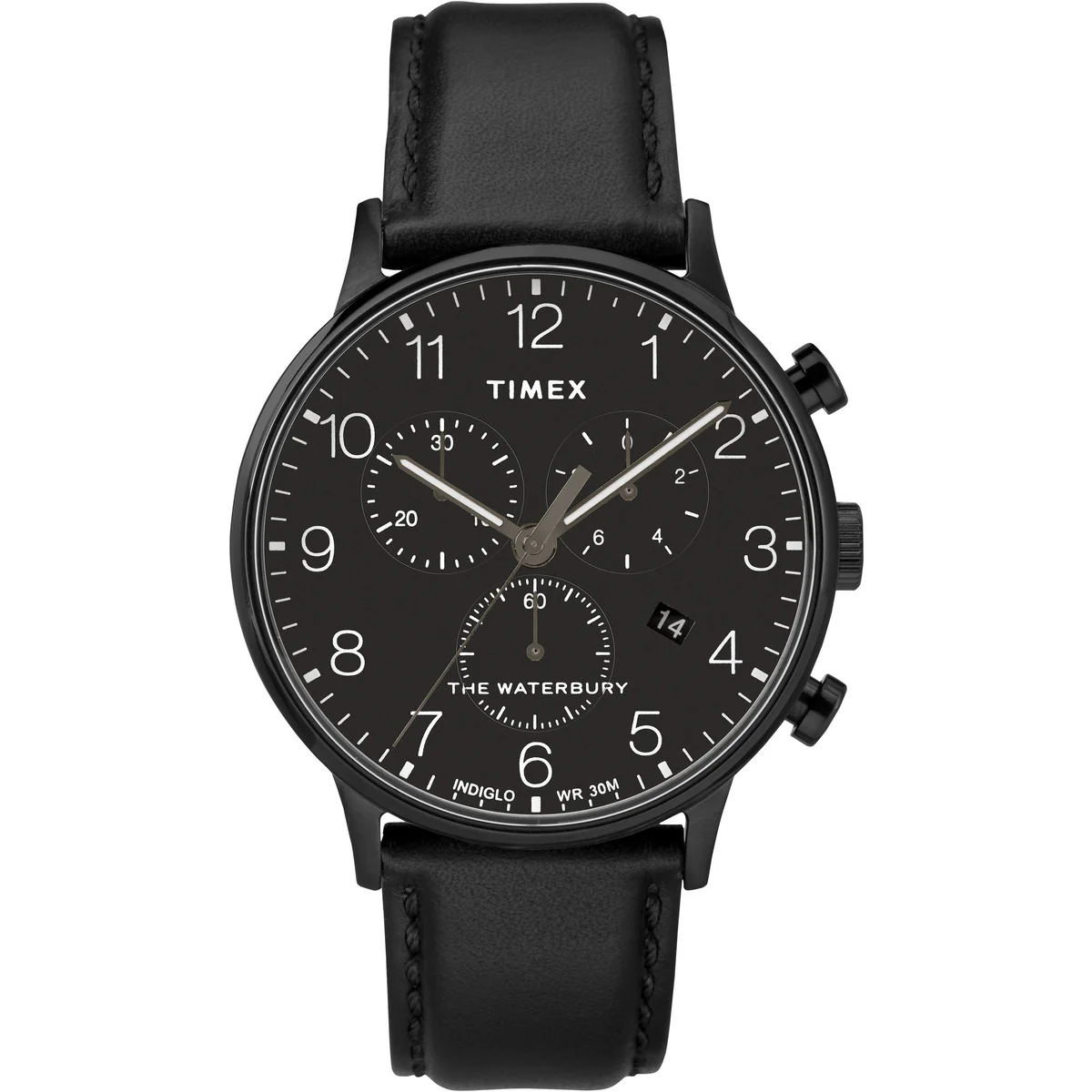 Timex Multifunctonal Men's Analog Black Dial Coloured Quartz Watch, Round Dial with 40 mm Case width - TW2R71800UJ