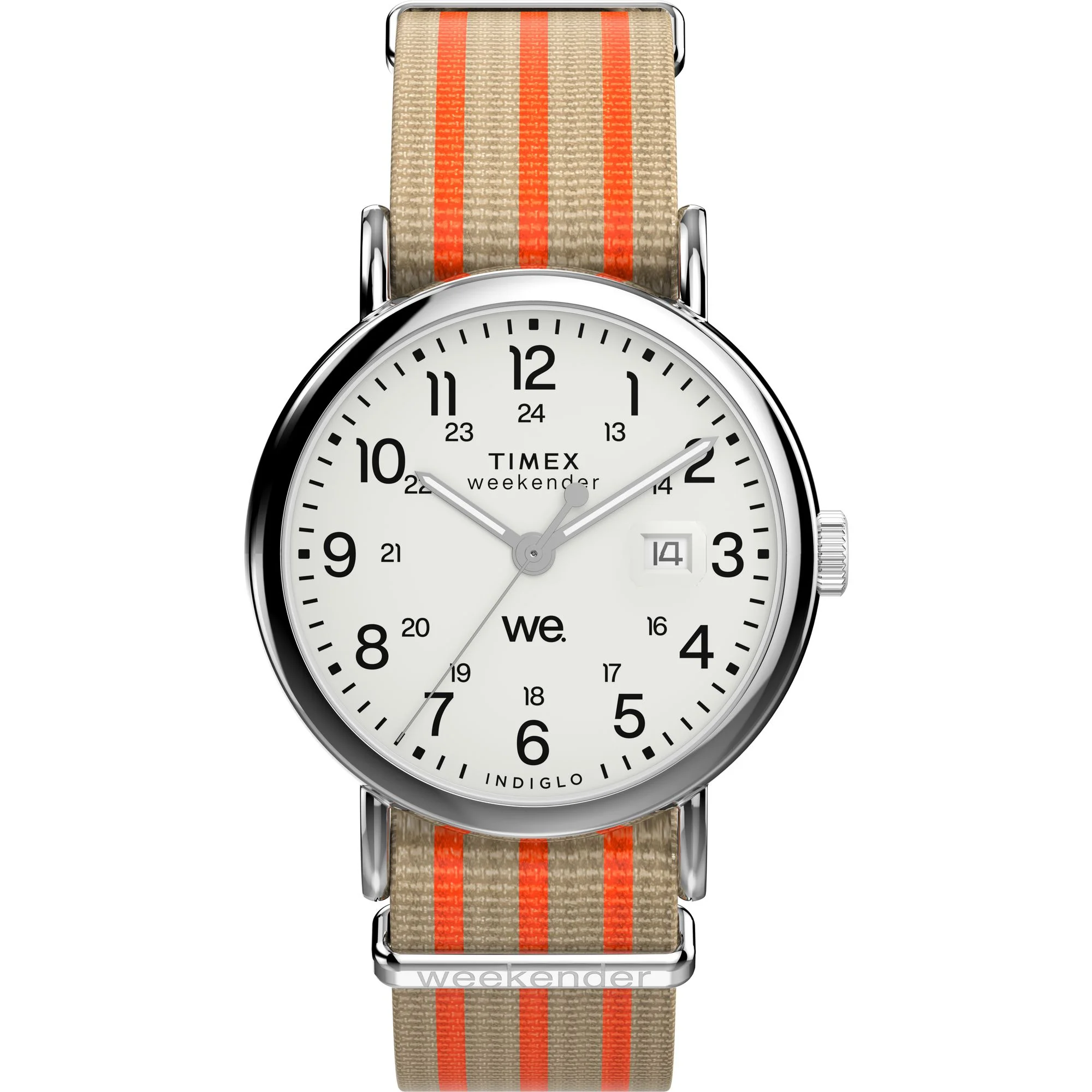 TIMEX Weekender Main Line White Round Dial Analog Men's Watch - TW2Y08900UJ