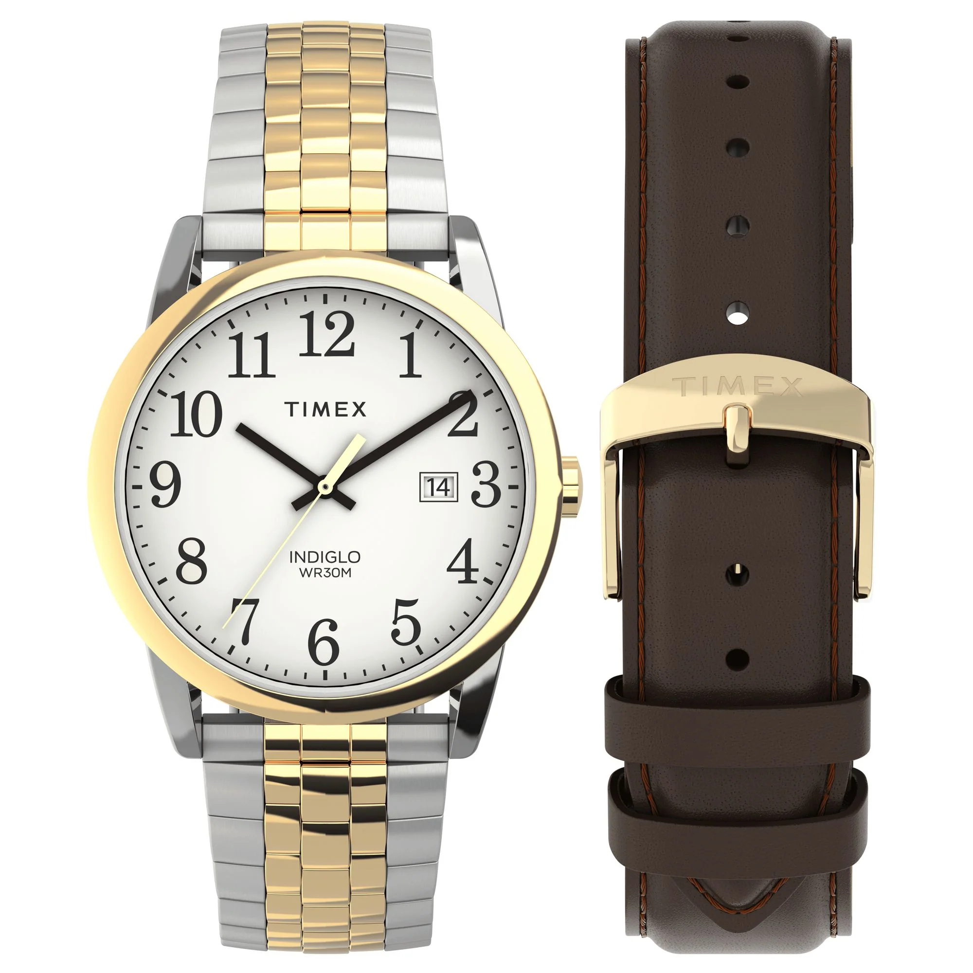 TIMEX Easy Reader Round 38mm White Dial Analog Men Watch - TWG063100JQ