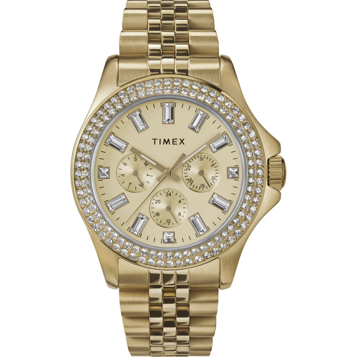 Kaia Multifunction 40mm Stainless Steel Bracelet Watch