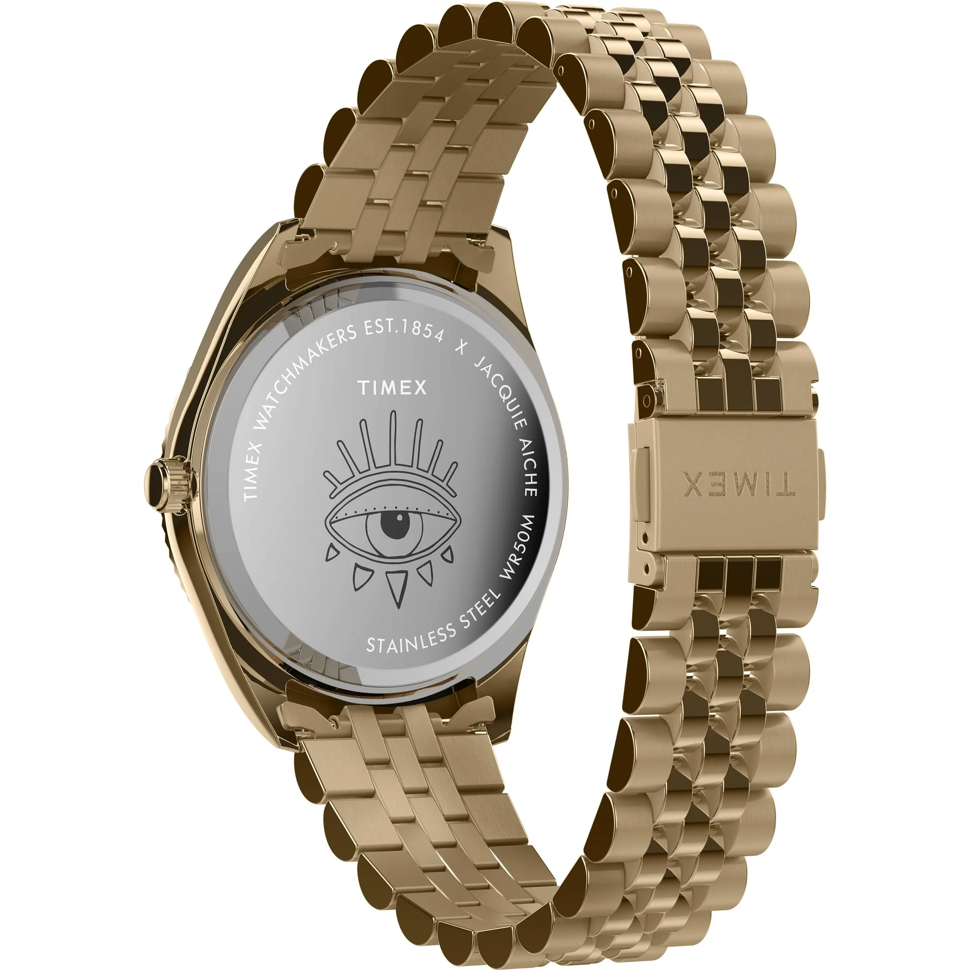 Timex x Jacquie Aiche 36mm Stainless Steel Bracelet Watch - TW2Y45100X6 - Image 4