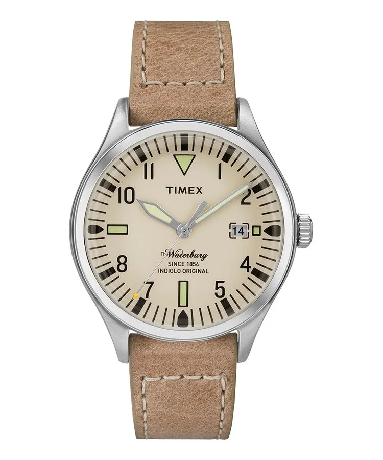 Timex Heritage Collection Unisex Quartz Analog Stainless Steel Dial Round Case Stainless-Steel Function Watch -TW2P84500