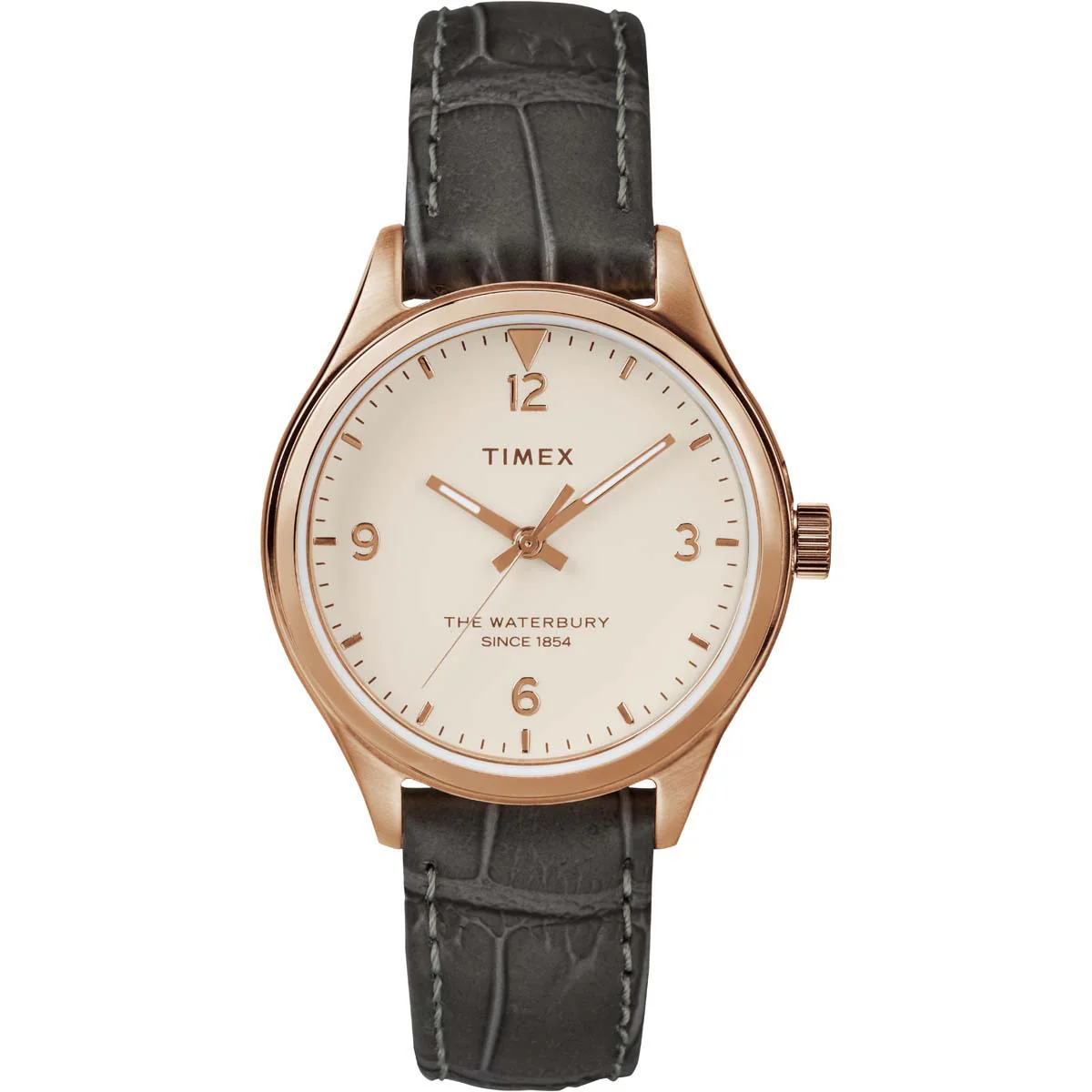 Timex Global Women's Rose Gold-Tone Dial  Case Stainless-Steel Function Watch -TW2R69600