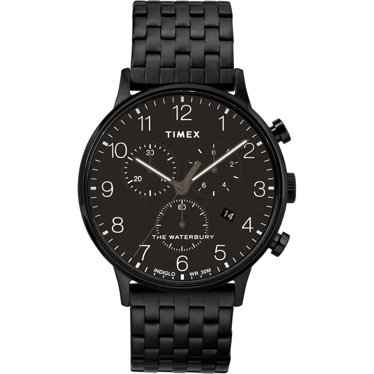 Timex Heritage Collection Men's Quartz Analog Black Dial Round Case Chronograph Function  Watch -TW2R72200