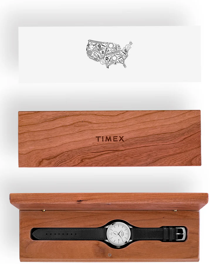 Timex American Documents Men's Swiss Quartz Analog Stainless Steel Dial Round Case Leather-Strap Function Watch -TW2R82900 - Image 12