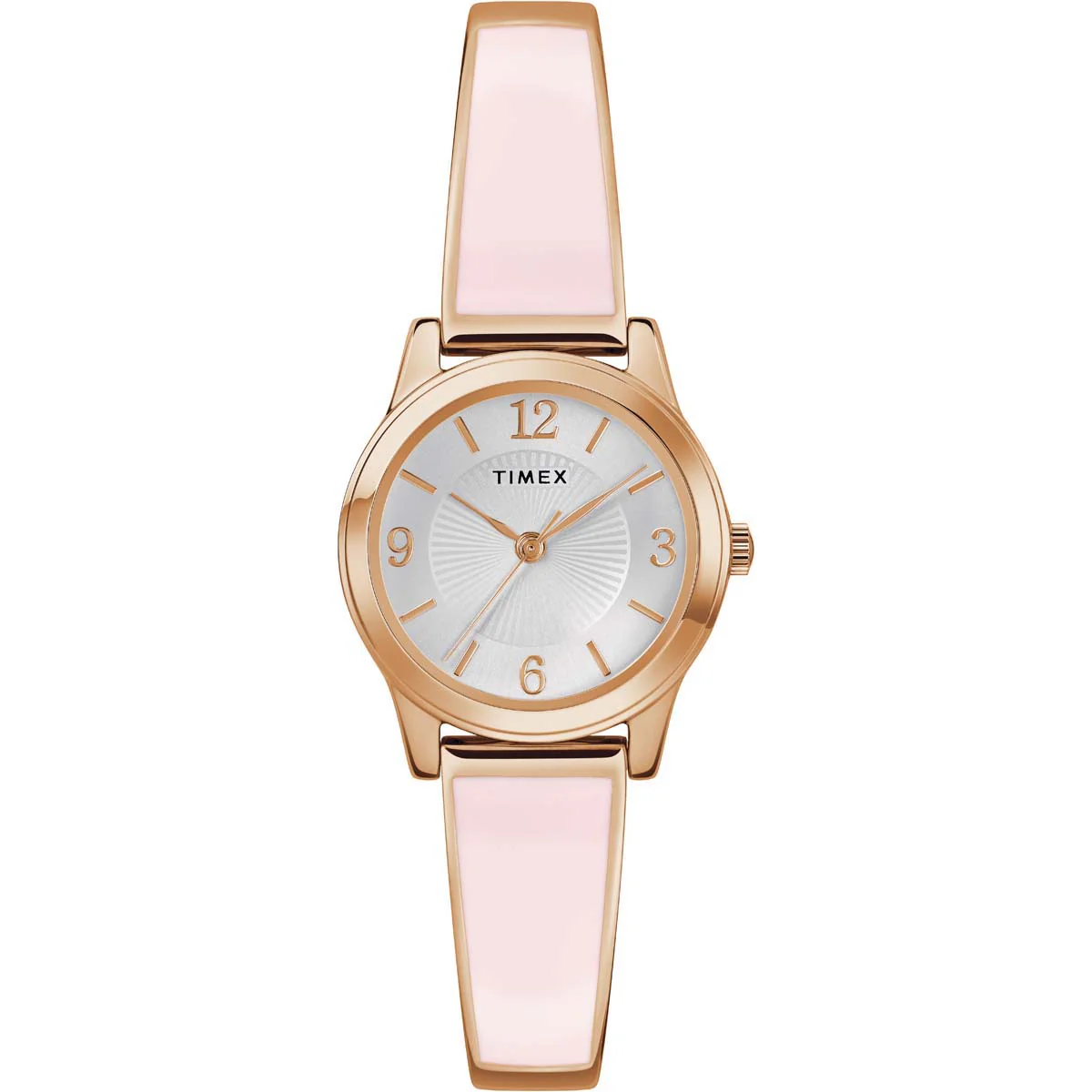 Timex Main Street Women's Quartz Analog Rose Gold-Tone Dial Stainless-Steel-Expansion-Band Watch -TW2R98400