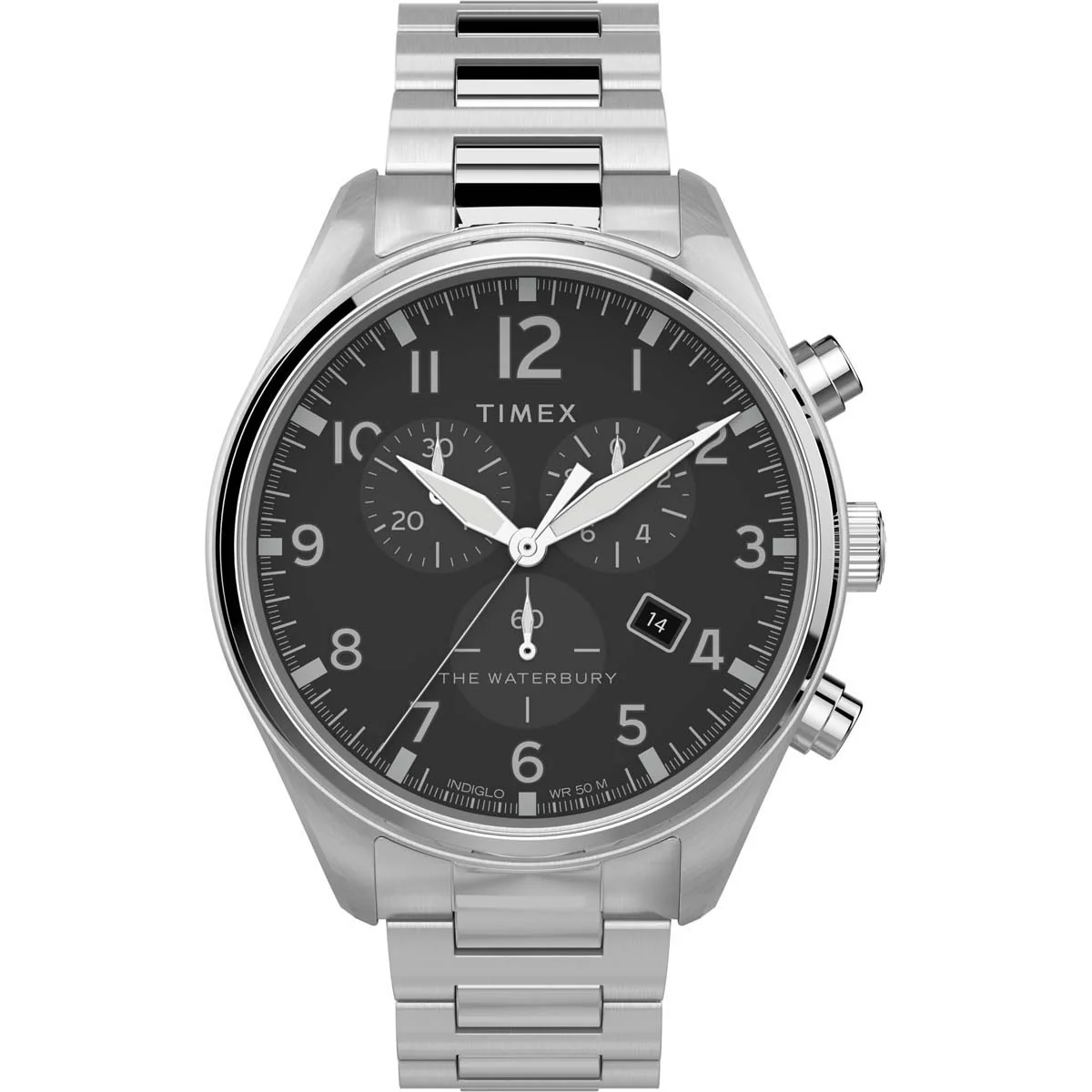 Timex Heritage Collection Men's Quartz Analog Stainless Steel Dial Round Case Stainless-Steel Function  Watch -TW2T70300