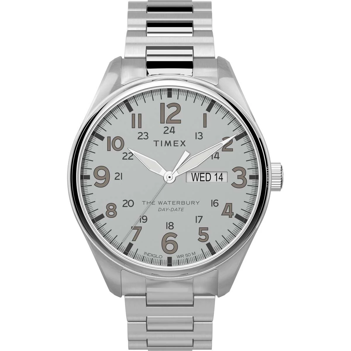 Timex Heritage Collection Men's Quartz Analog Stainless Steel Dial Round Case Stainless-Steel Function  Watch -TW2T70800