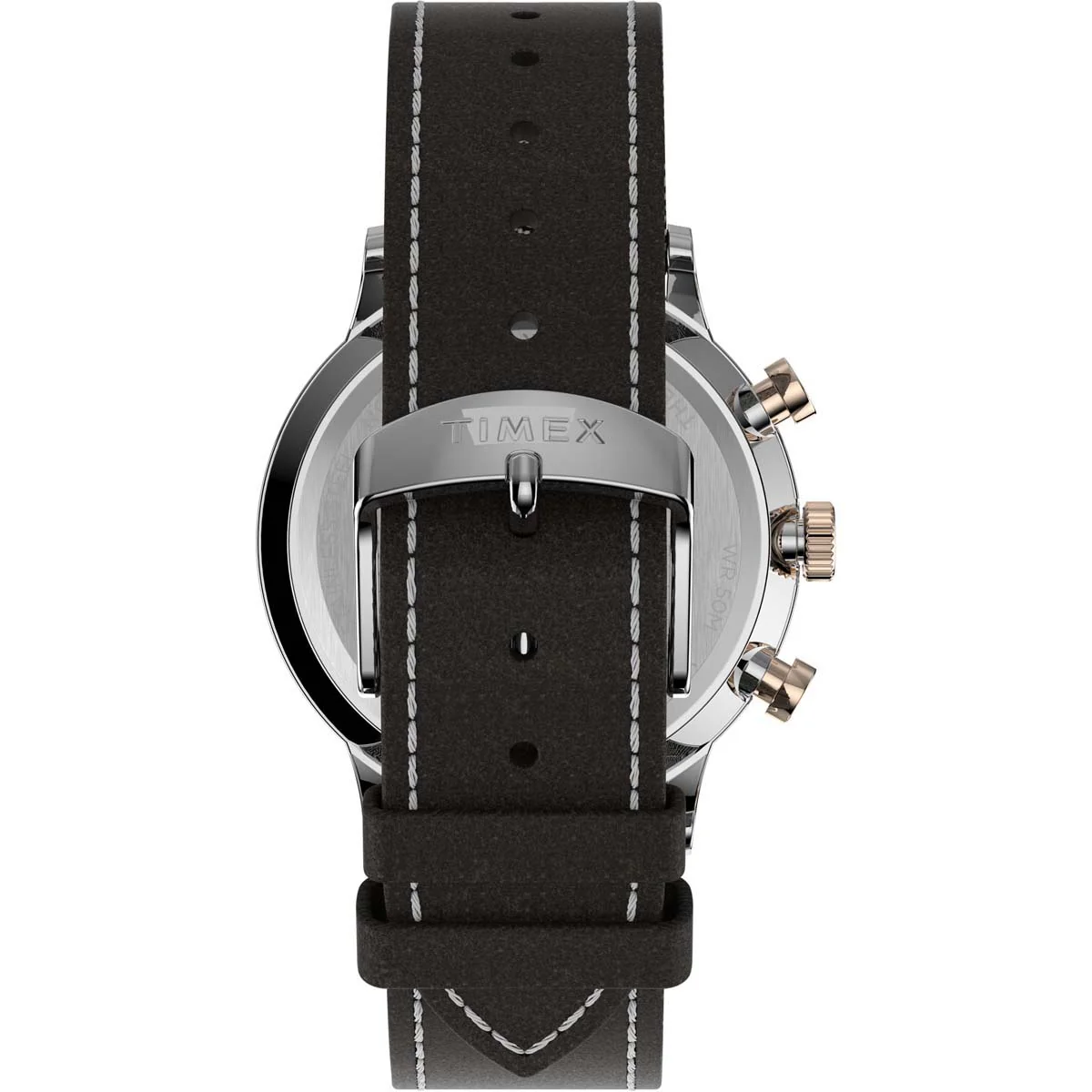 Timex Heritage Collection Men's Quartz Analog Stainless Steel Dial Round Case Stainless-Steel Function Watch -TW2T71500UJ - Image 3