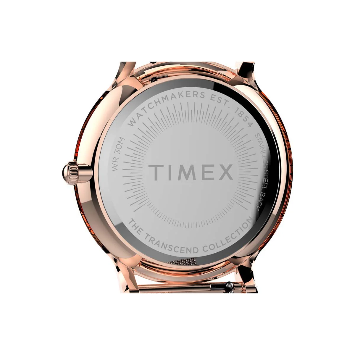 Timex Global Women's Rose Gold-Tone Dial Case Stainless-Steel-Mesh-Bracelet Function Watch -TW2T73900 - Image 5