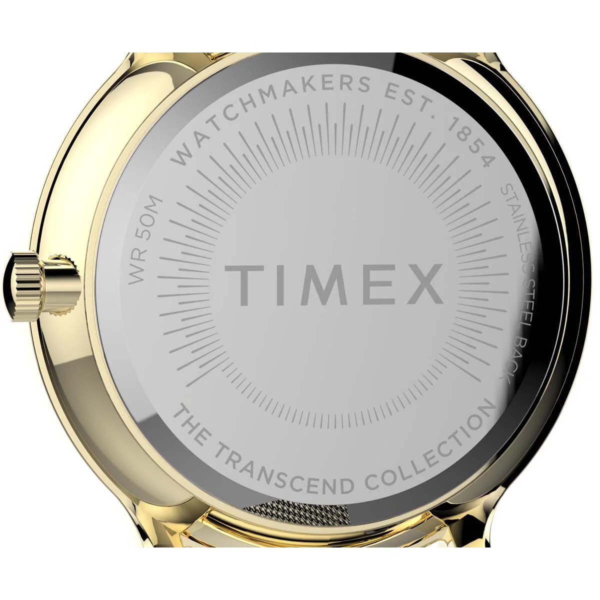 Timex Global Women's Gold-Tone Dial Case Stainless-Steel-Mesh-Bracelet Function Watch -TW2T74600 - Image 5