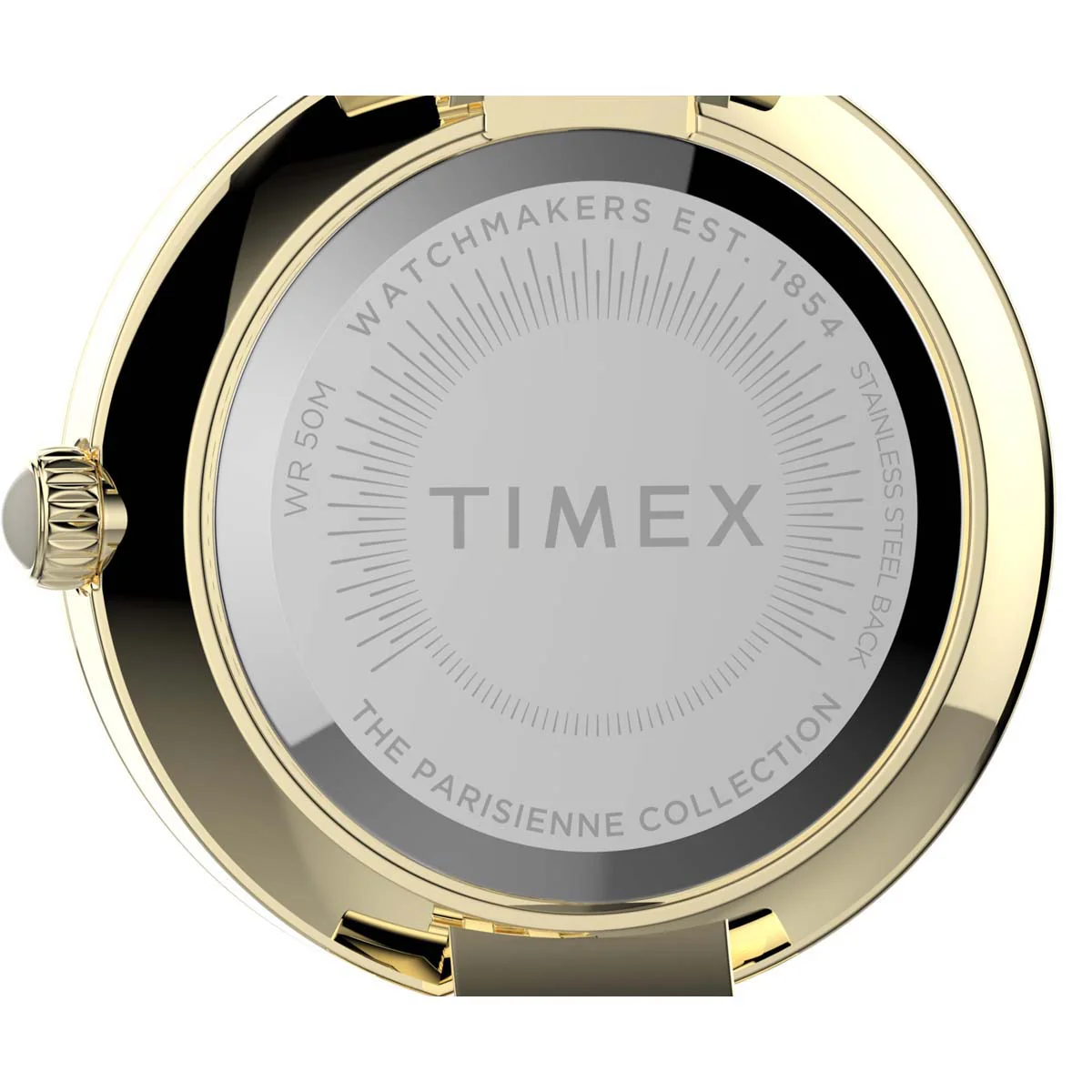 Timex Global Women's Gold-Tone Dial Case Stainless-Steel Function Watch -TW2T78900 - Image 5