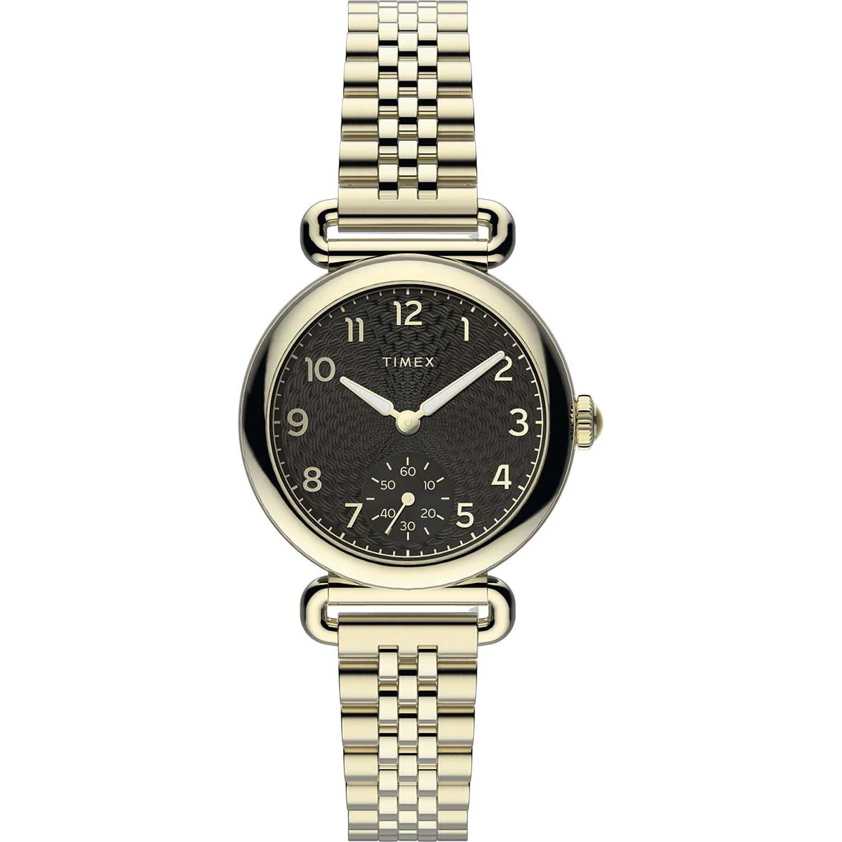 Timex Heritage Collection Women's Quartz Analog Gold-Tone Dial Round Case Stainless-Steel Function Watch -TW2T88700 - Image 2