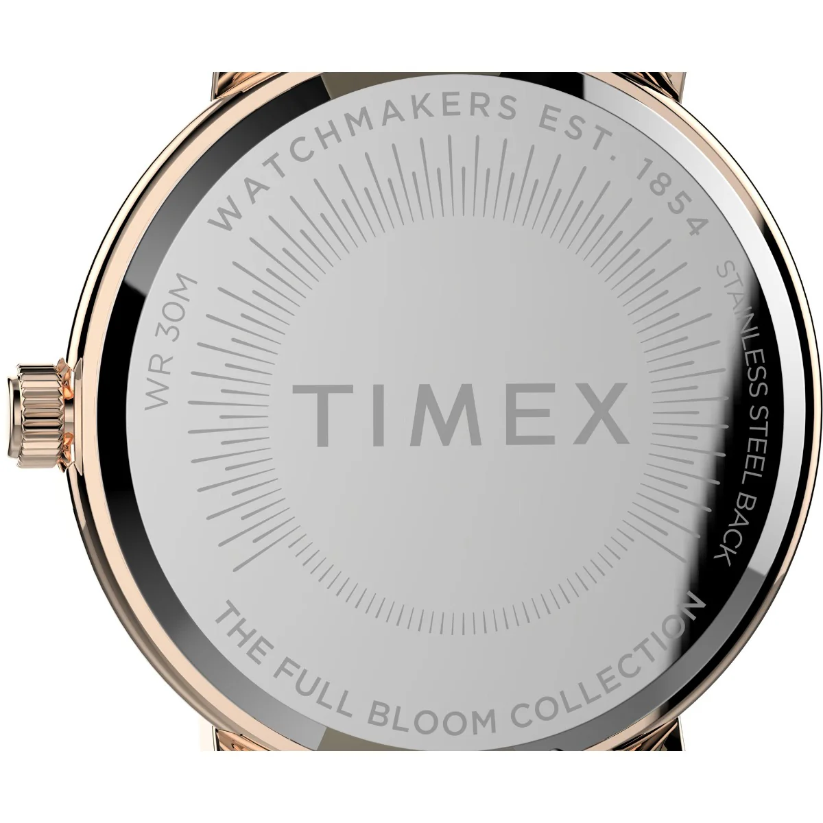 Timex City Collection Women's Quartz Analog Rose Gold-Tone Dial Case Leather-Strap Function Watch -TW2U18500 - Image 5