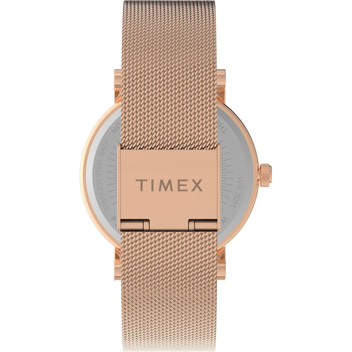Timex Global Women's Rose Gold-Tone Dial Case Stainless-Steel-Mesh-Bracelet Function Watch -TW2U18700 - Image 2