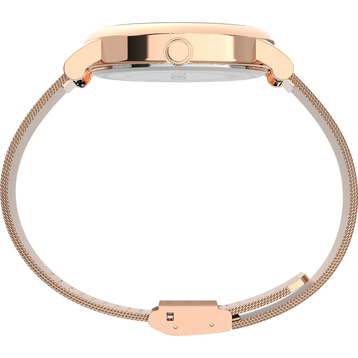 Timex Global Women's Rose Gold-Tone Dial Case Stainless-Steel-Mesh-Bracelet Function Watch -TW2U18700 - Image 3