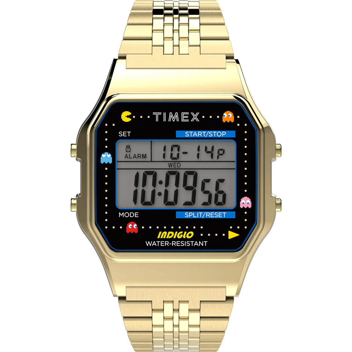 Timex Global Unisex Gold-Tone Dial  Case Chronograph Function Watch -TW2U32000